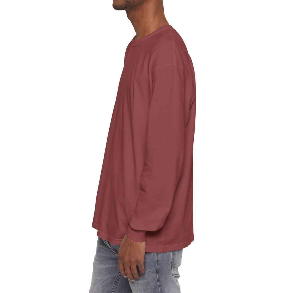 Long Sleeve T-Shirt — Classic White Garment-Dyed Tee