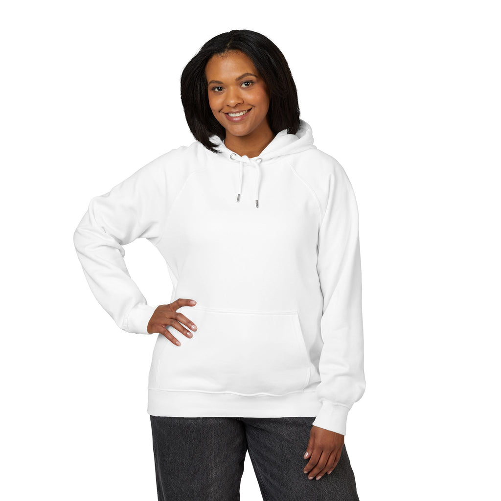 Eco Raglan Hoodie — Embroidered Sustainable Pullover