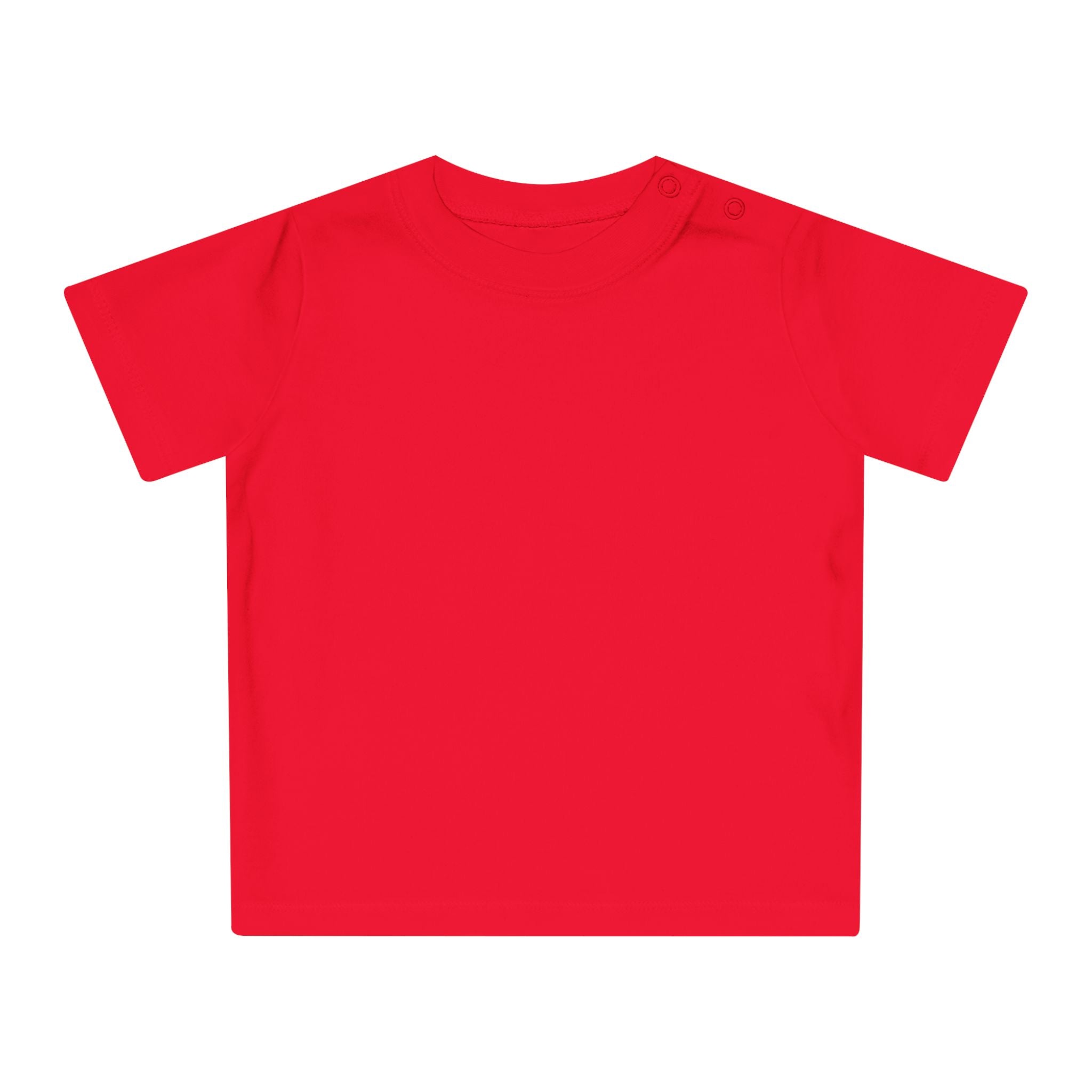 Cute Plain Baby T-Shirt — Soft White Infant Tee