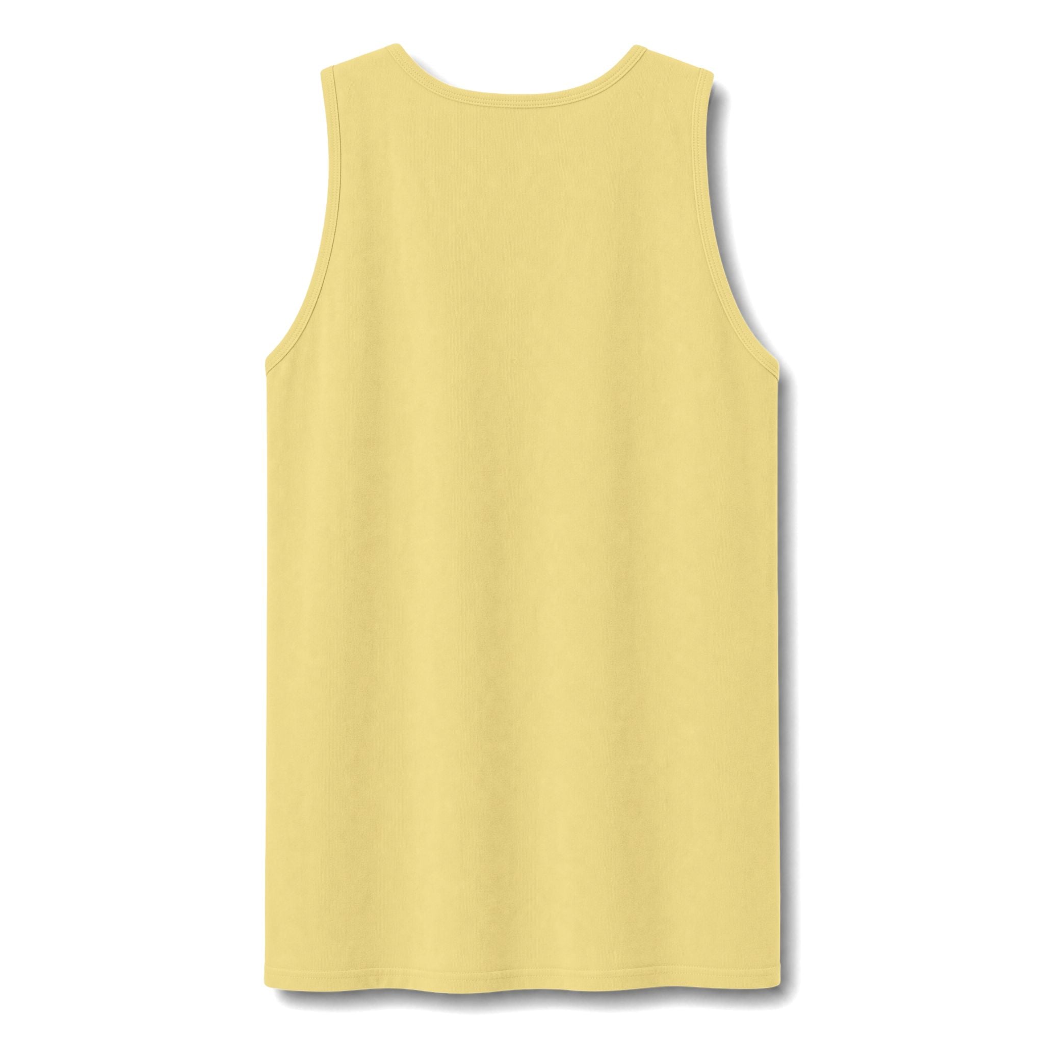 Garment-Dyed Tank Top — Washed Vintage Cotton Sleeveless Tee