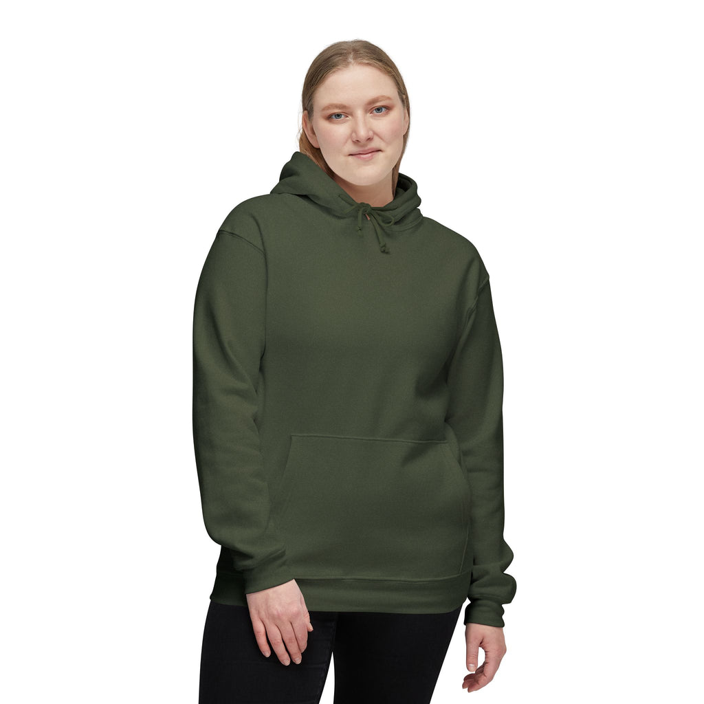 Classic White Hoodie — Made in USA Unisex Hooded Sweatshirt