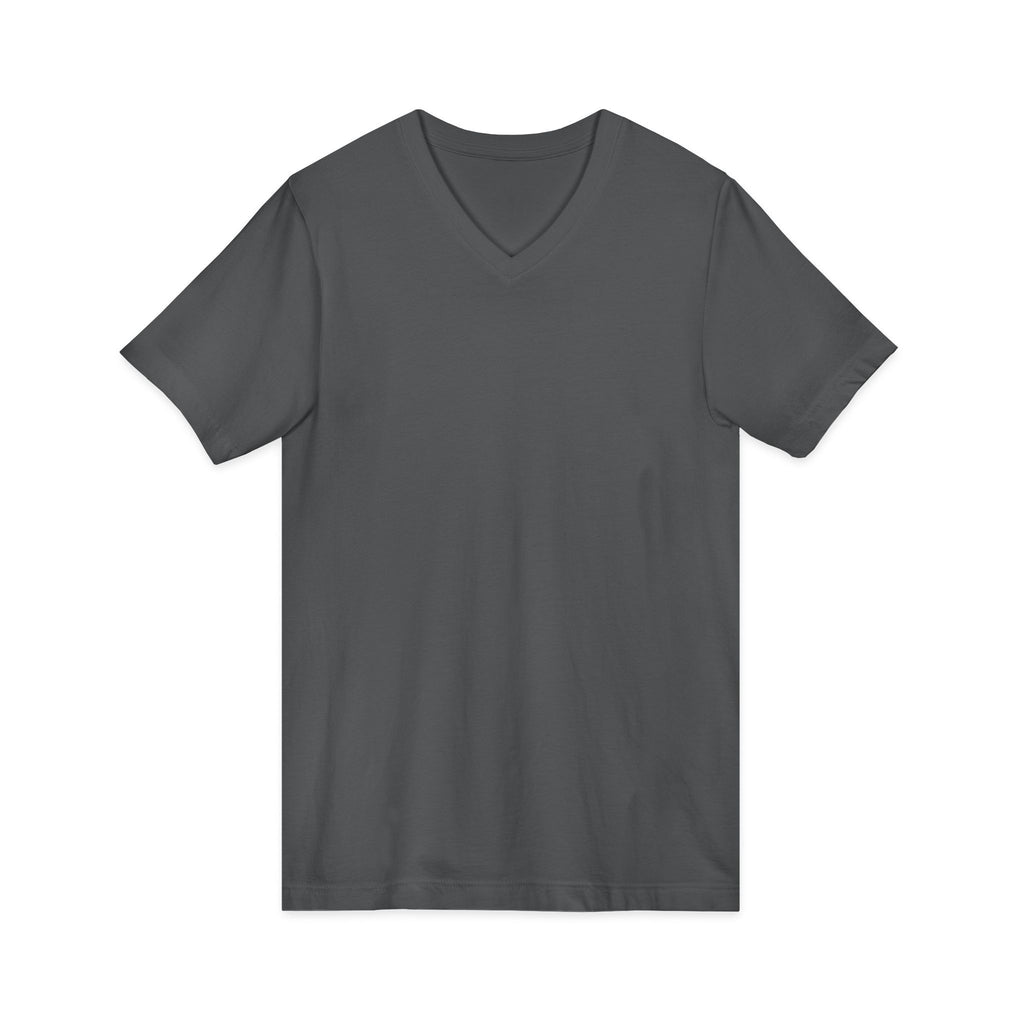 V-Neck Jersey Tee — Classic White Short Sleeve T-Shirt