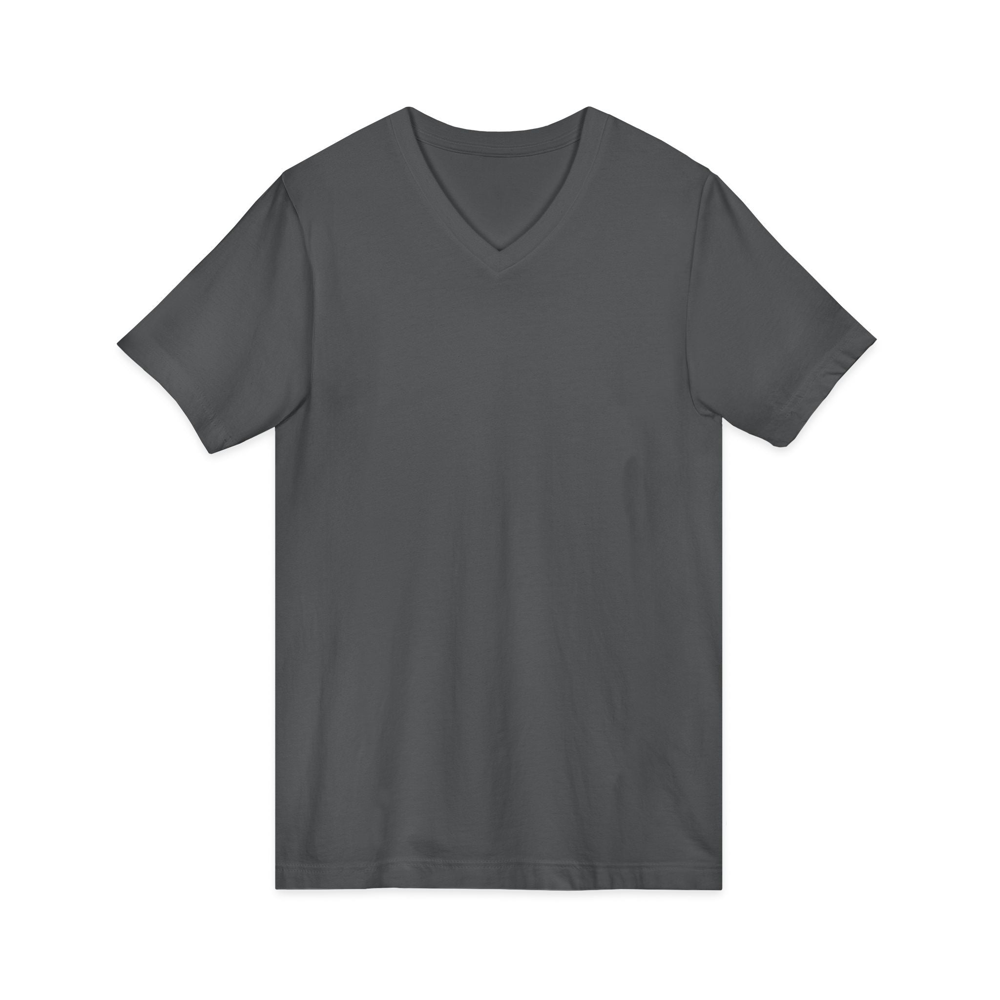 V-Neck Jersey Tee — Classic White Short Sleeve T-Shirt