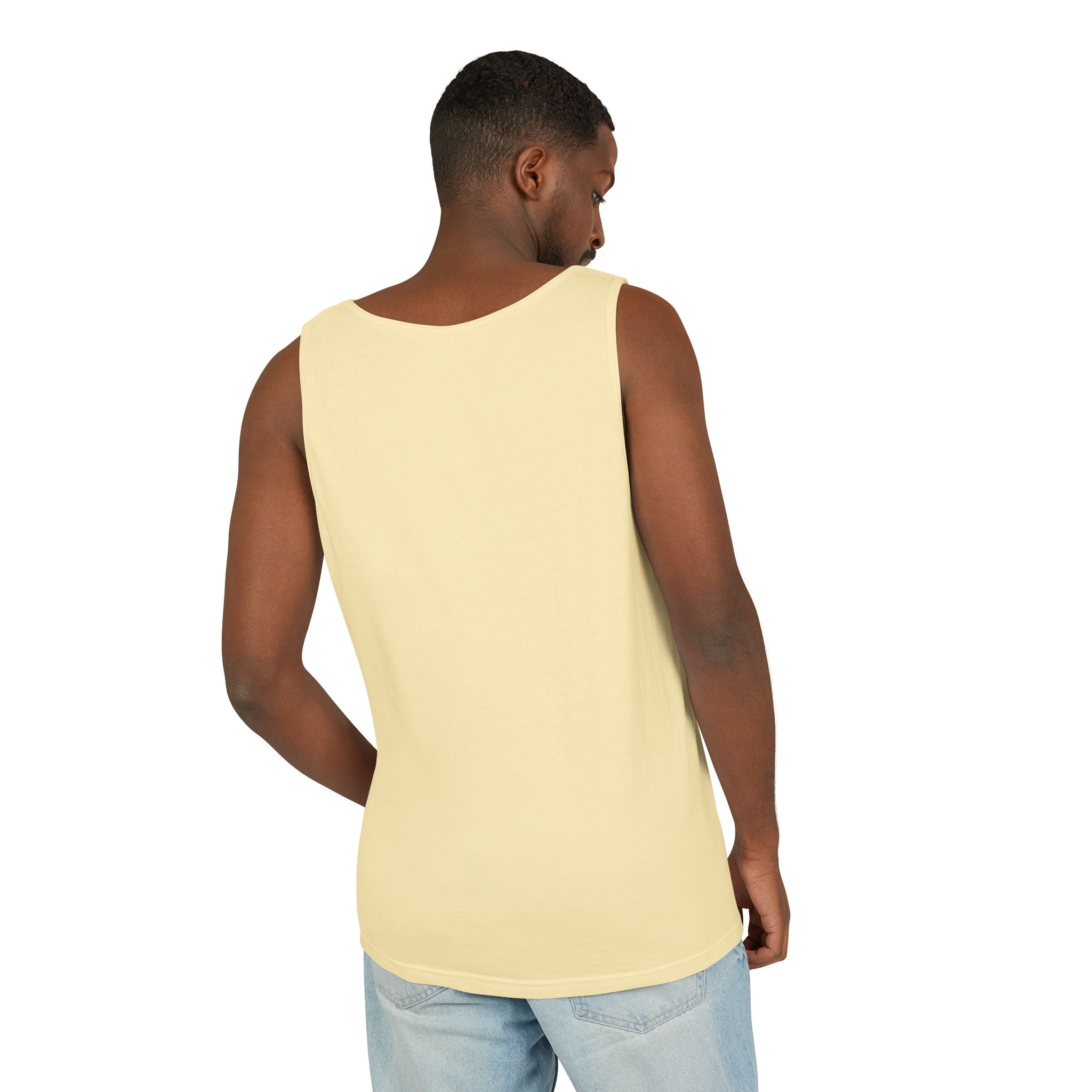 Classic White Tank Top — Everyday Garment-Dyed Casual Tank