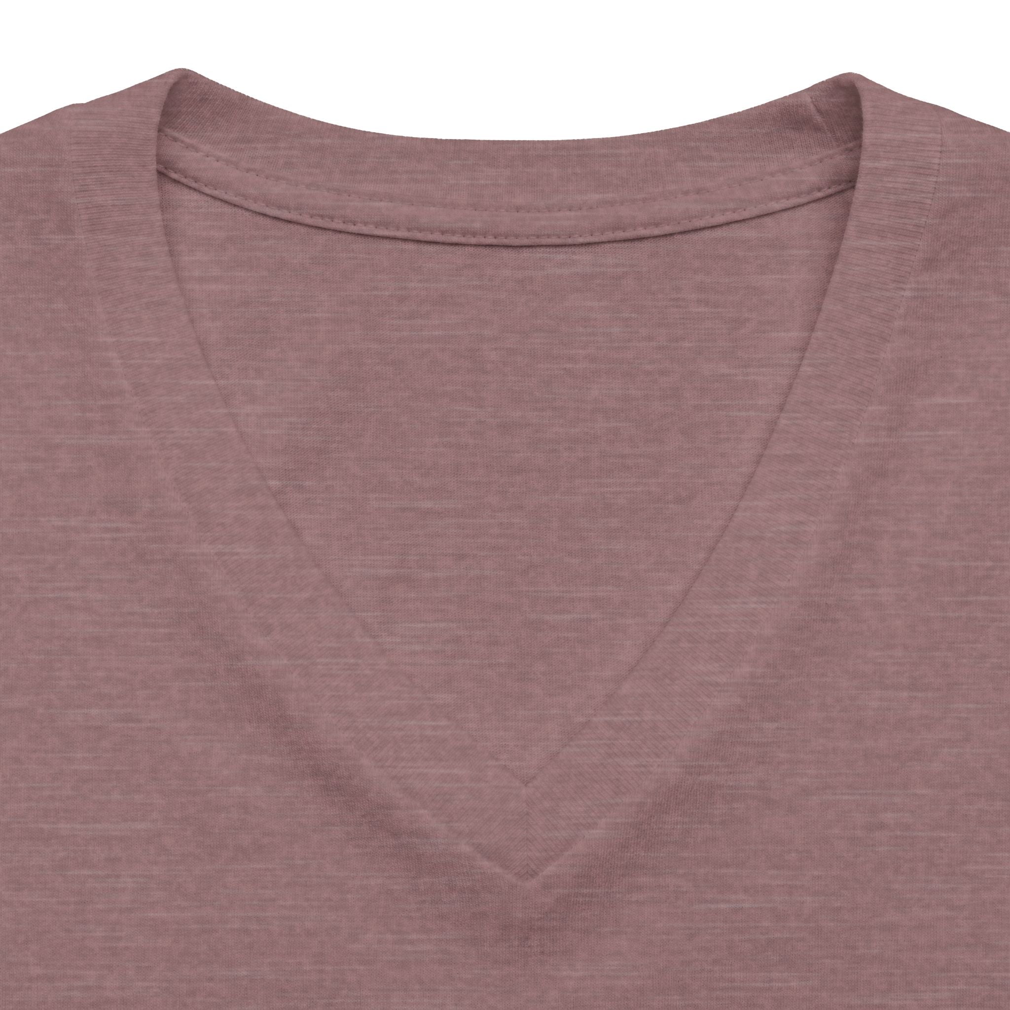 Women's Relaxed Heather CVC V-Neck Tee
