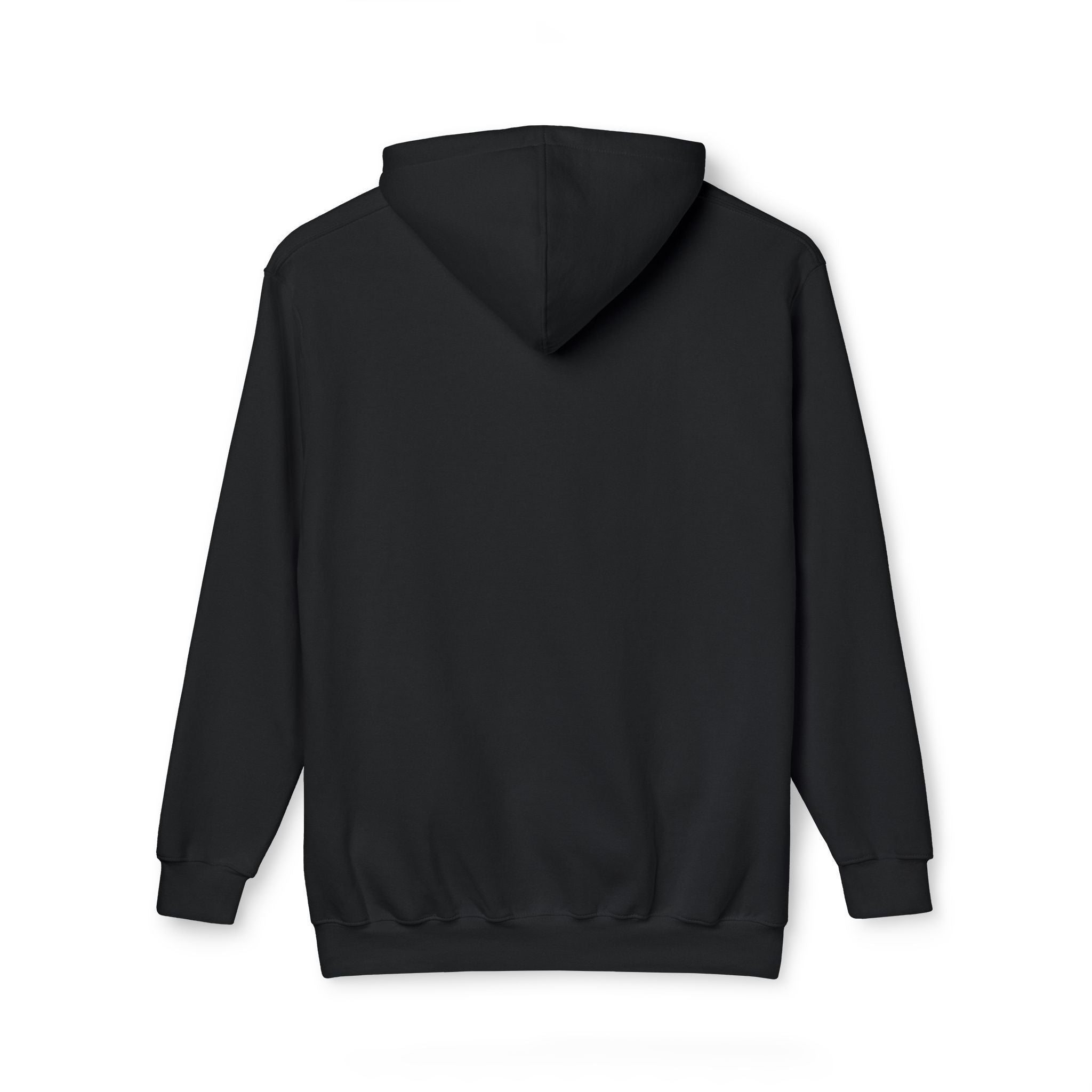 Classic White Hoodie — Made in USA Unisex Hooded Sweatshirt