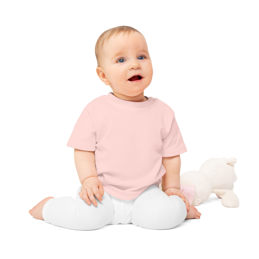 Cute Plain Baby T-Shirt — Soft White Infant Tee