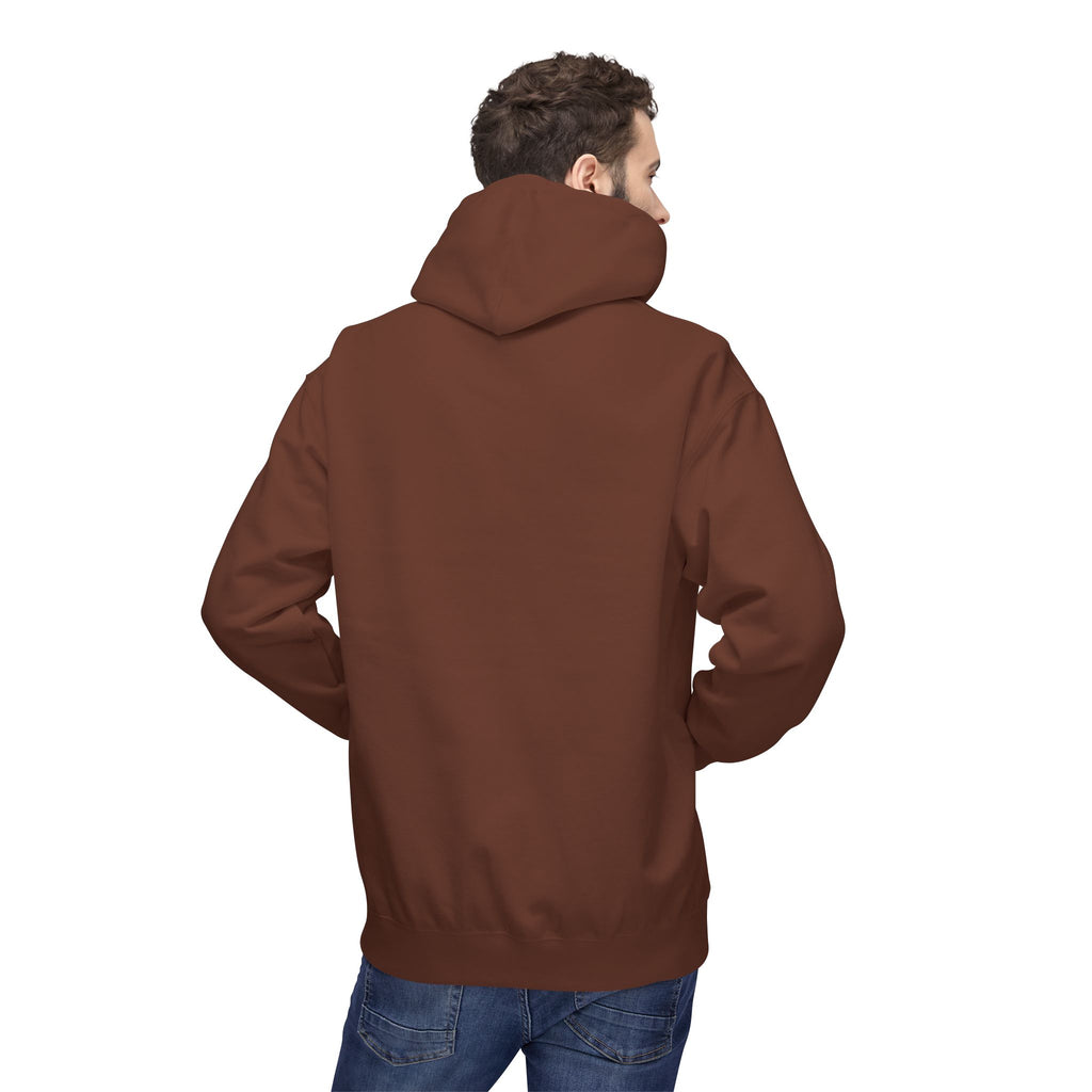 Classic White Fleece Hoodie – Soft Midweight Pullover