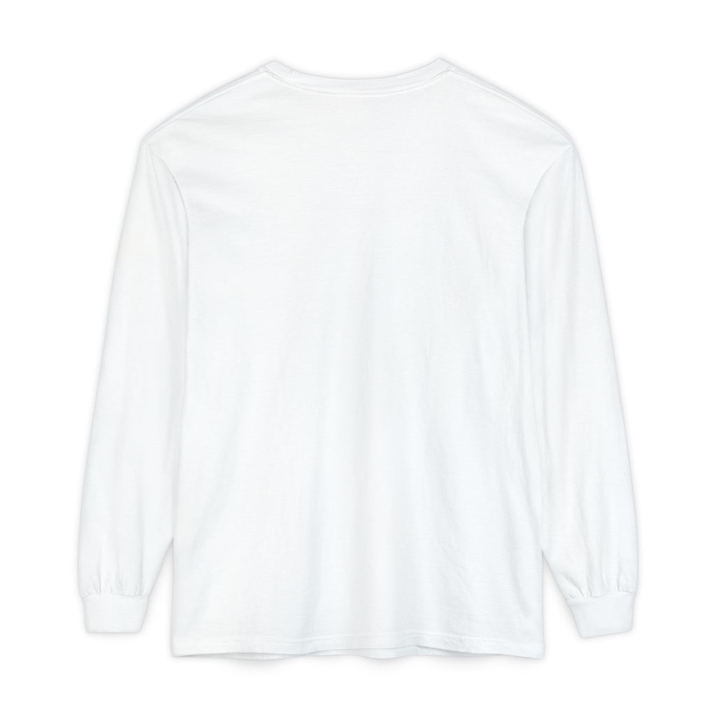 Long Sleeve T-Shirt — Classic White Garment-Dyed Tee