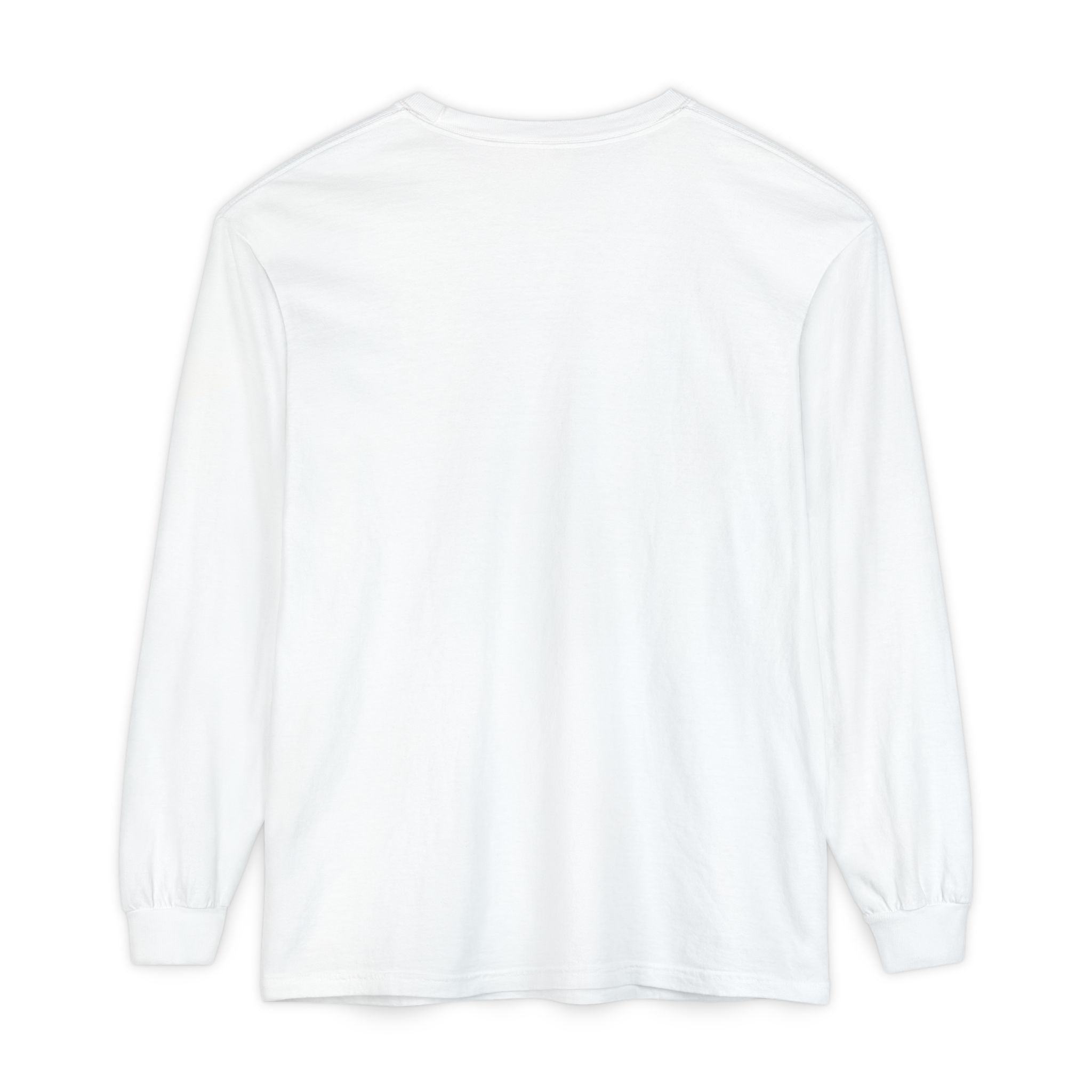 Long Sleeve T-Shirt — Classic White Garment-Dyed Tee