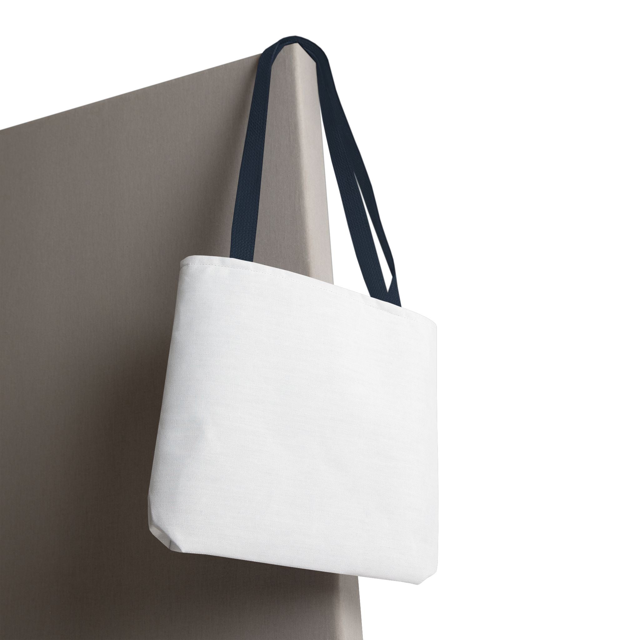 Custom All-Over Print Tote Bag — Blank White Canvas Shoulder Tote