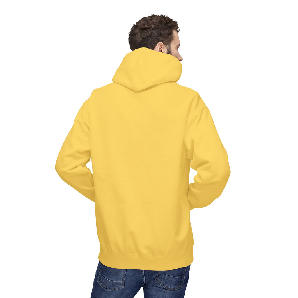 Classic White Fleece Hoodie – Soft Midweight Pullover