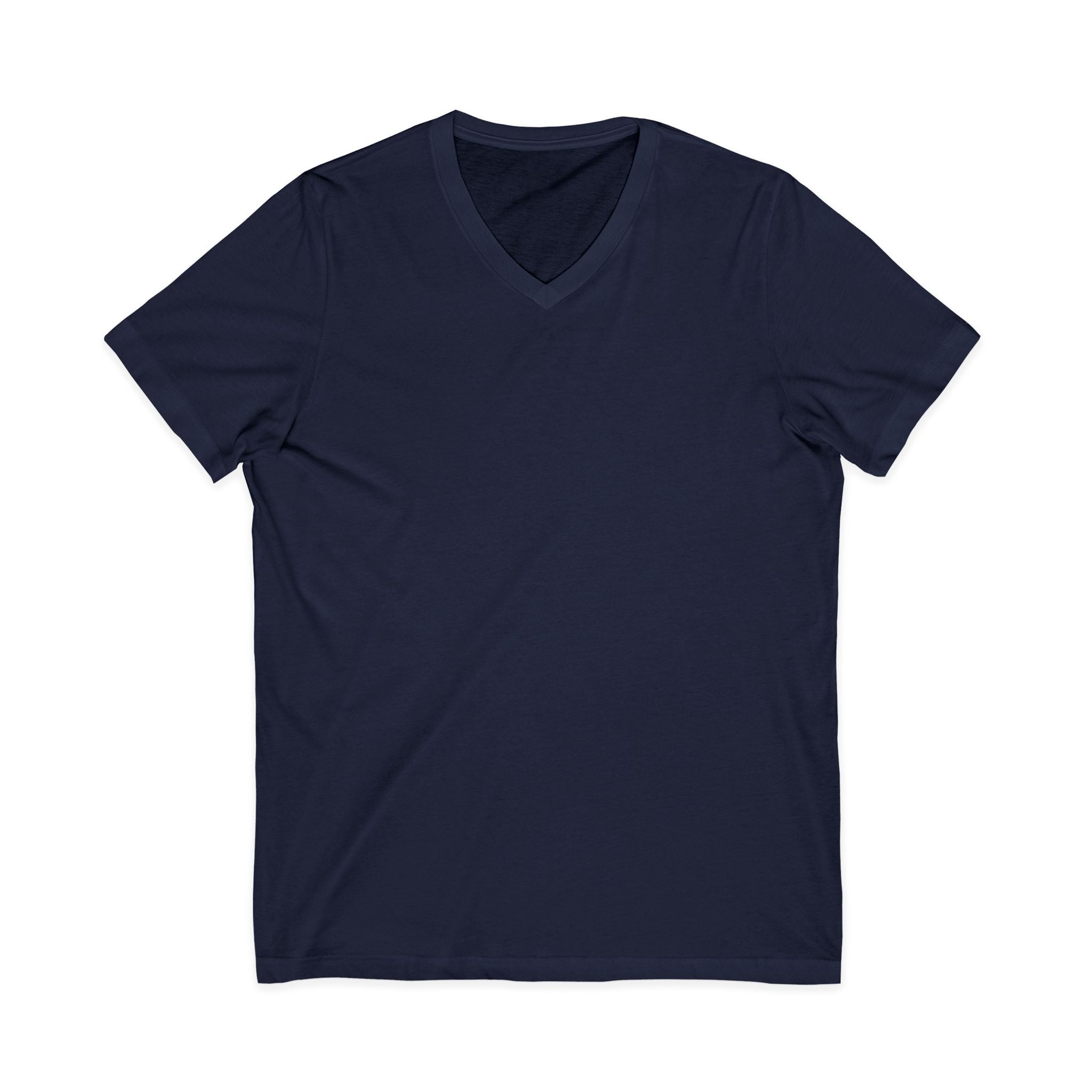V-Neck Jersey Tee — Classic White Short Sleeve T-Shirt
