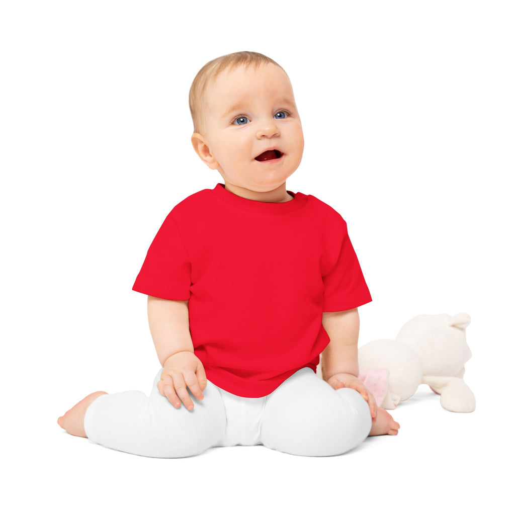 Cute Plain Baby T-Shirt — Soft White Infant Tee