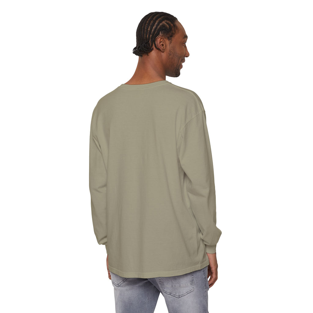 Long Sleeve T-Shirt — Classic White Garment-Dyed Tee