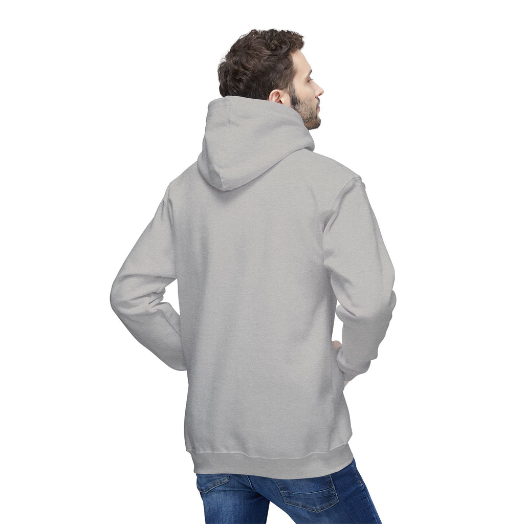 Classic White Hoodie — Made in USA Unisex Hooded Sweatshirt