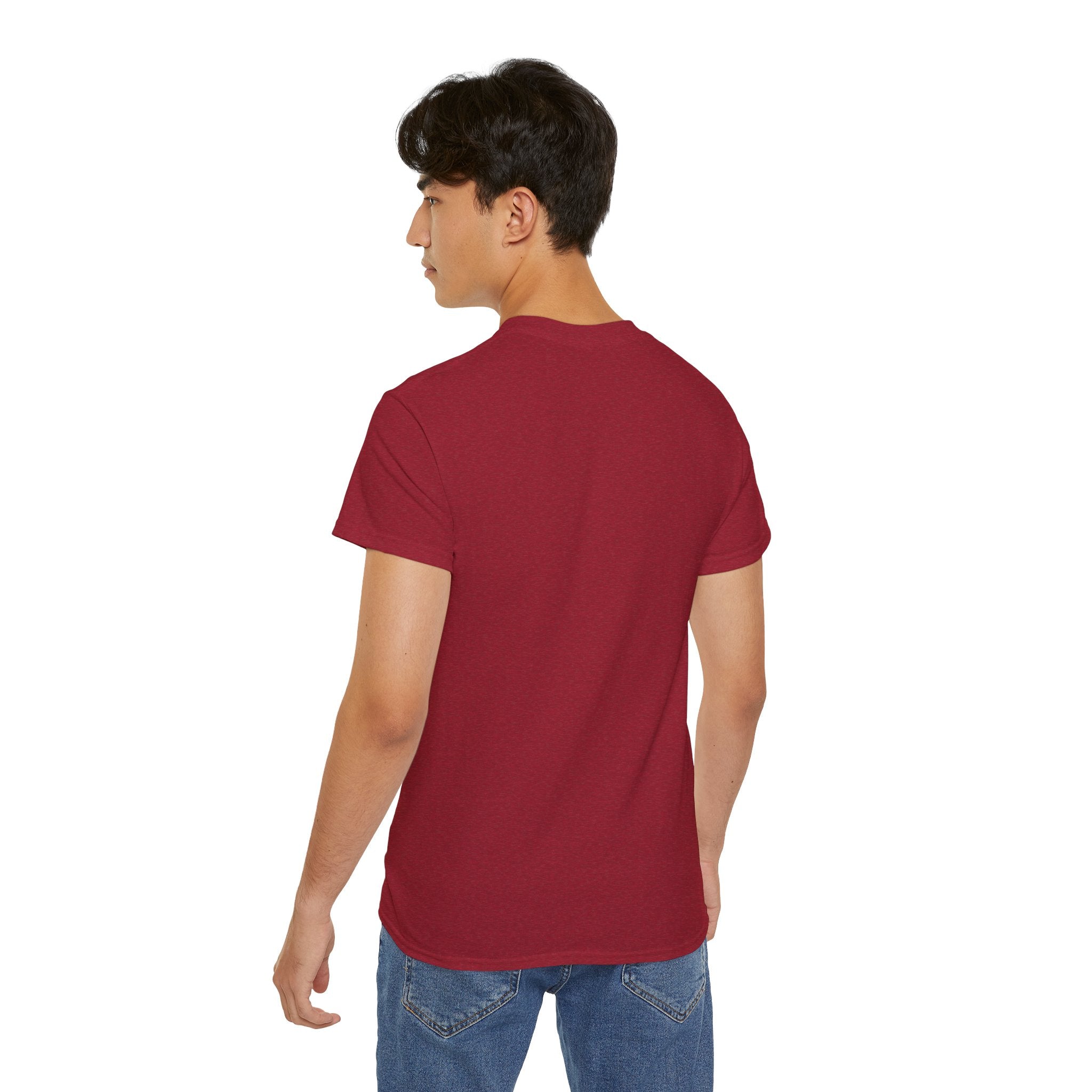 Classic White Cotton Tee - Plain Crewneck Shirt
