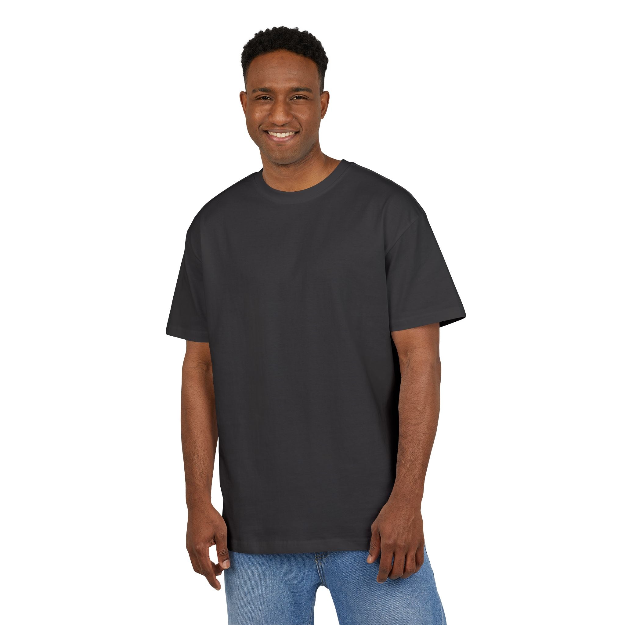 Oversized White Tee — Minimal Blank Heavy Cotton Oversize Shirt