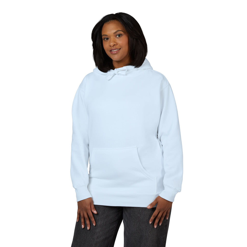 White Fleece Hoodie – Minimal Classic Pullover Hooded Sweatshirt