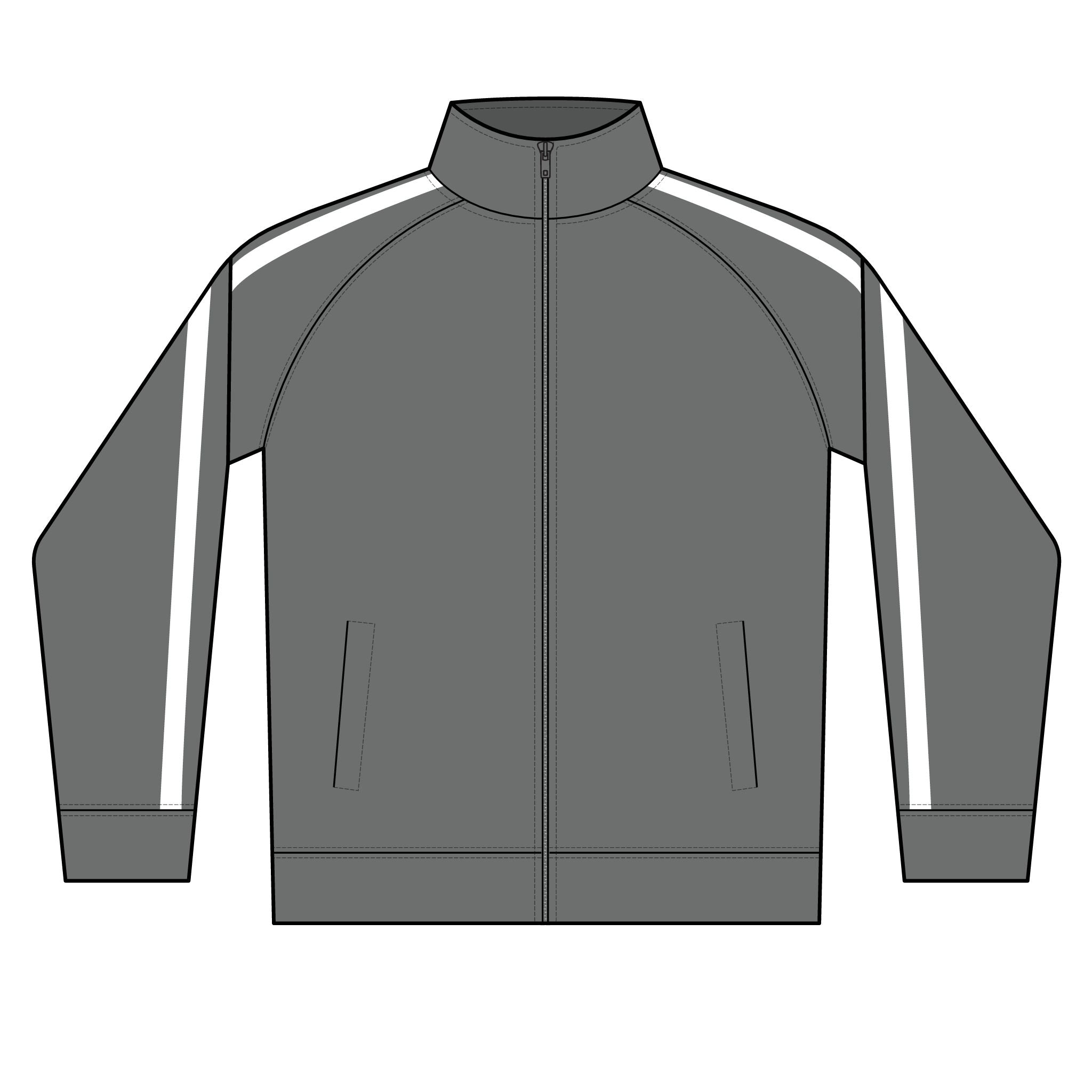 Men's Lightweight Poly-Tech Full-Zip Track Jacket