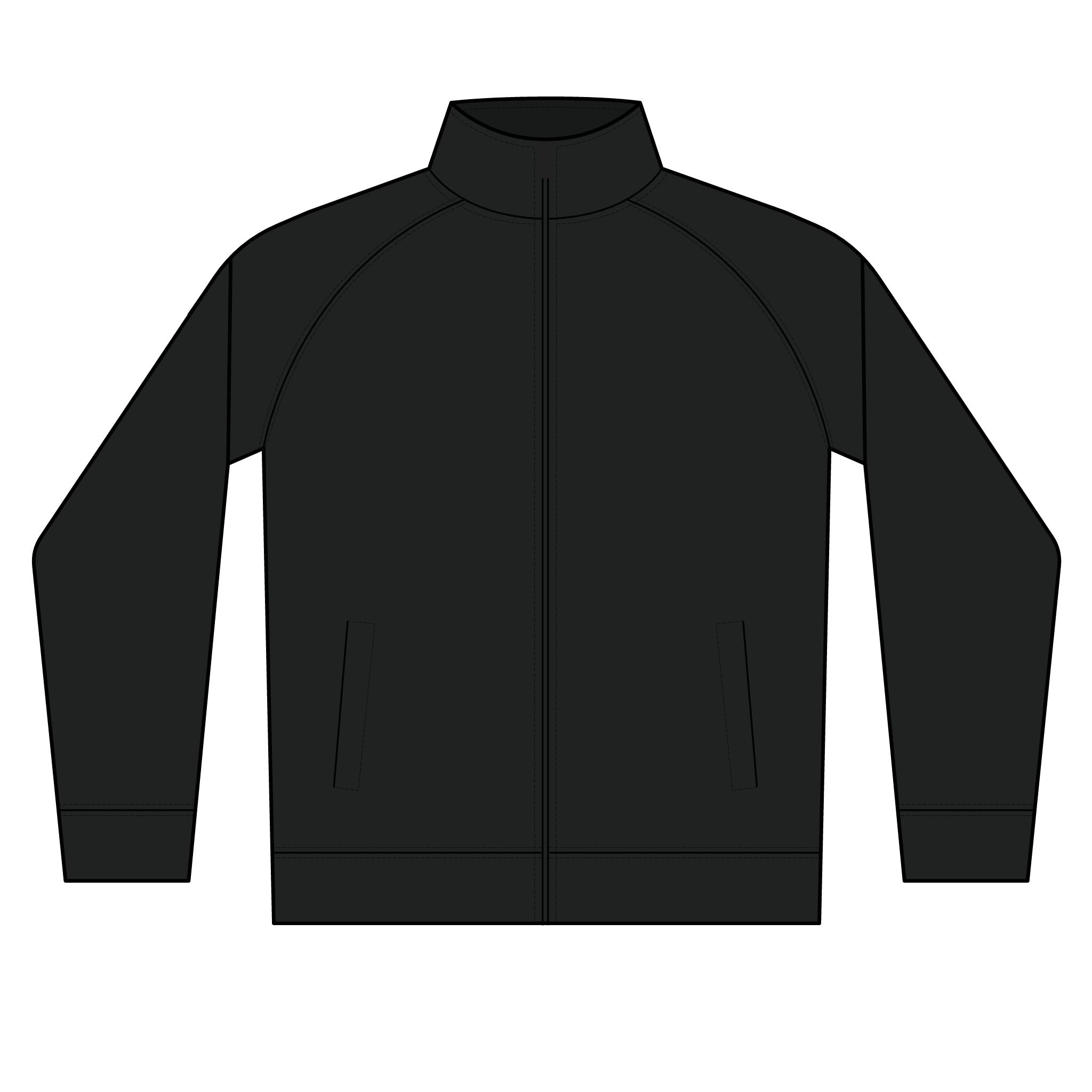 Men's Lightweight Poly-Tech Full-Zip Track Jacket