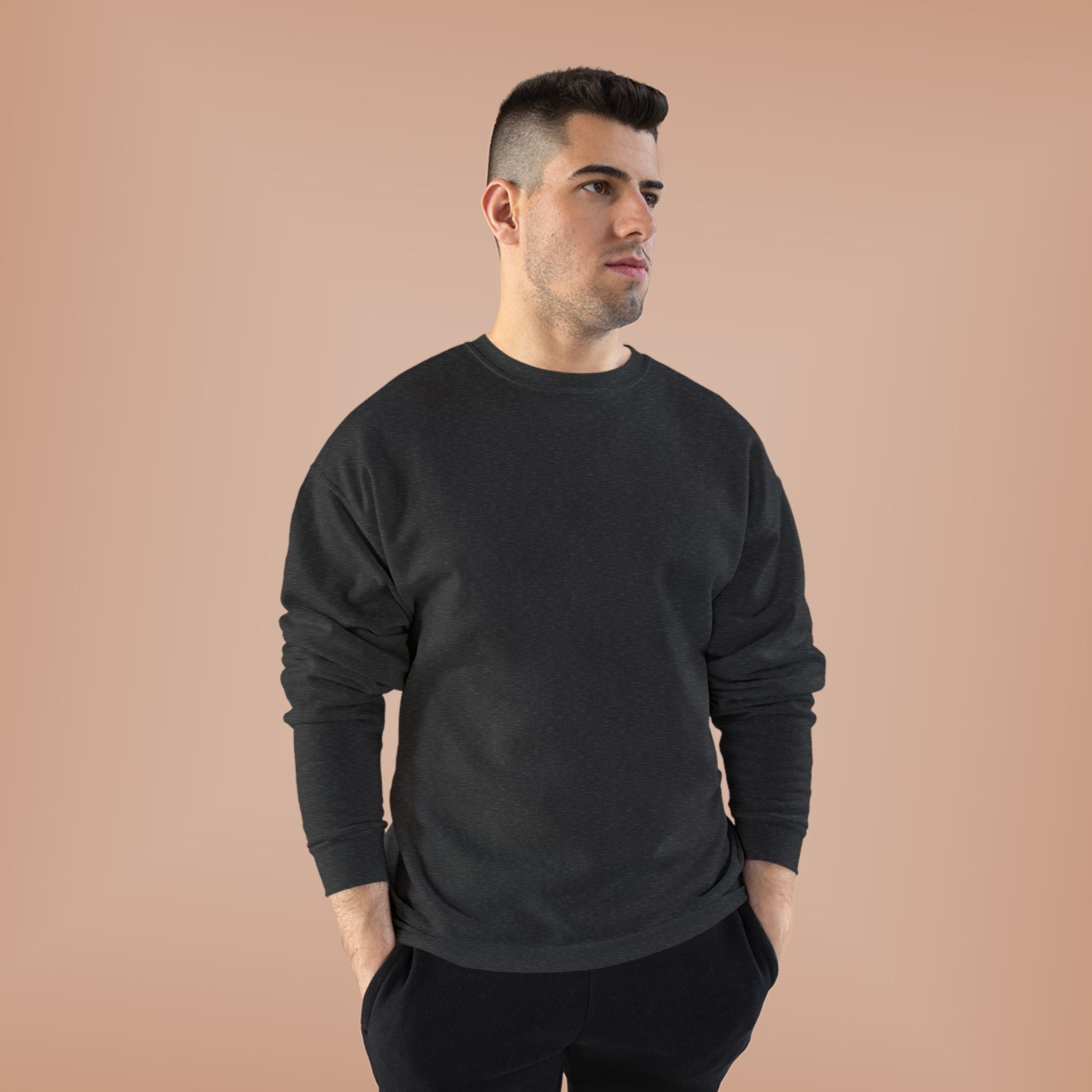Classic White Crewneck Sweatshirt