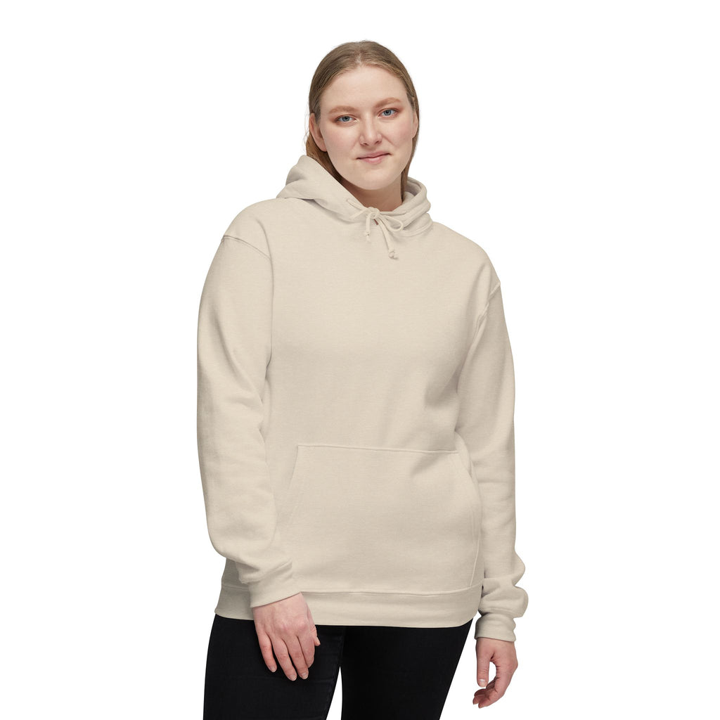 Classic White Hoodie — Made in USA Unisex Hooded Sweatshirt