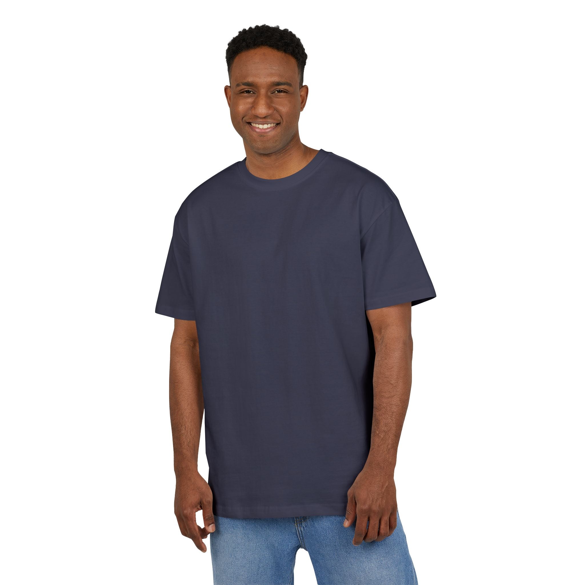 Oversized White Tee — Minimal Blank Heavy Cotton Oversize Shirt