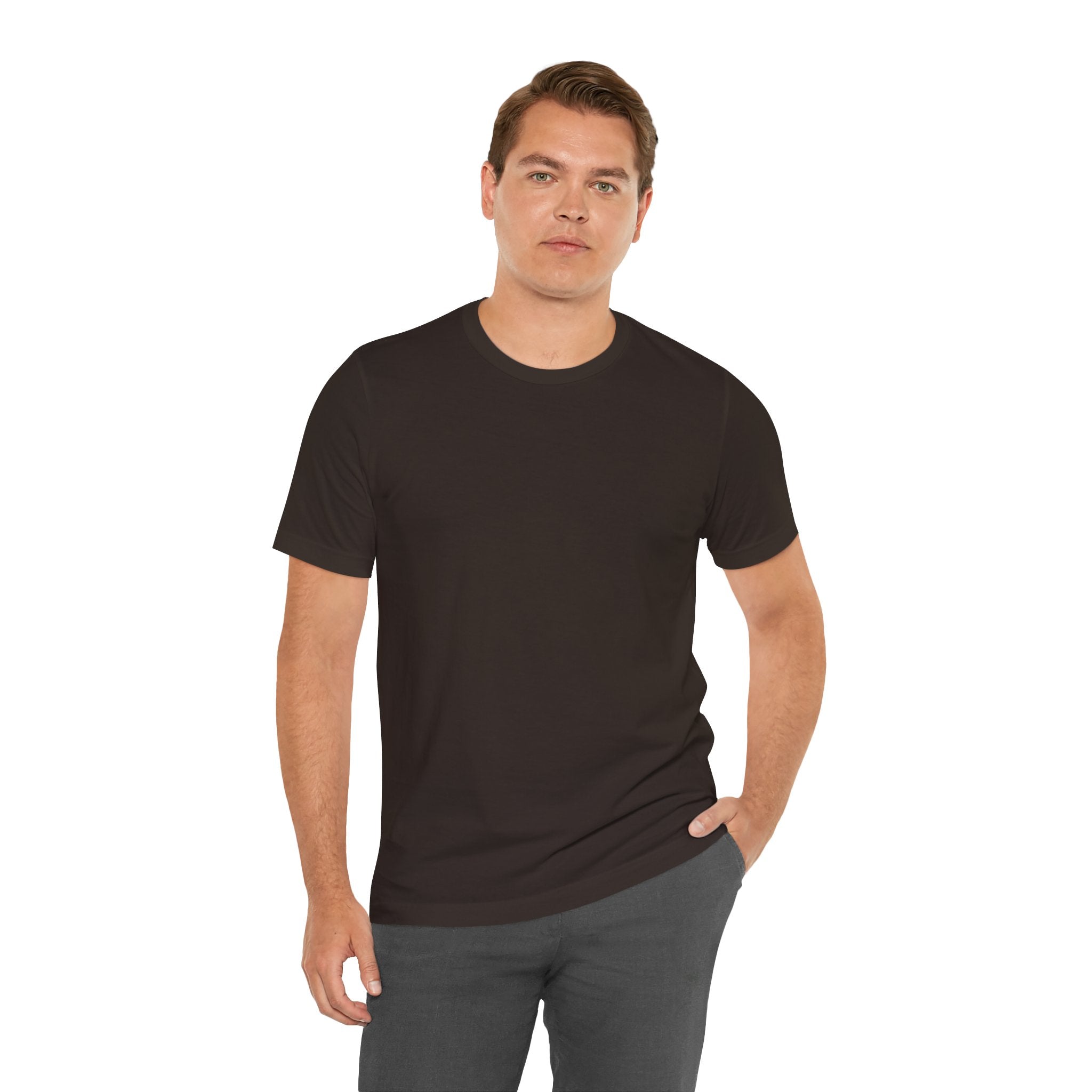 White Short Sleeve Tee — Minimal Classic Crewneck T-Shirt