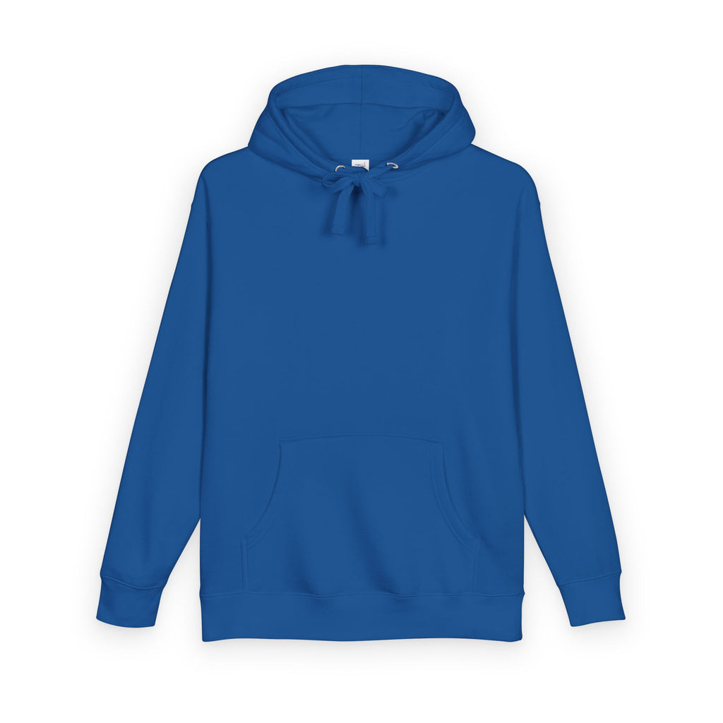 White Fleece Hoodie – Minimal Classic Pullover Hooded Sweatshirt