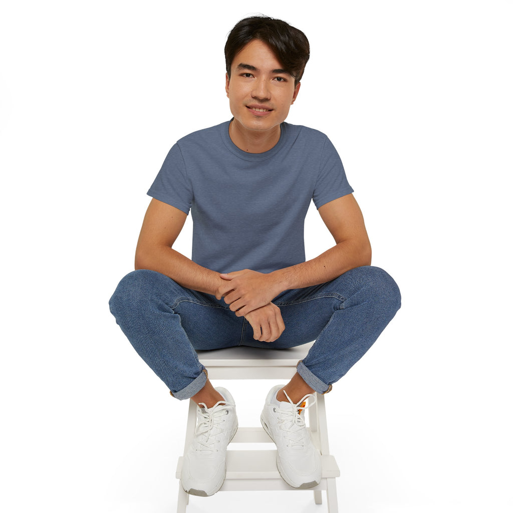 Classic White Cotton Tee - Plain Crewneck Shirt