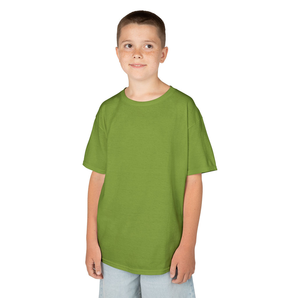 Kids T-Shirt — Plain White Heavy Cotton Tee for Boys & Girls