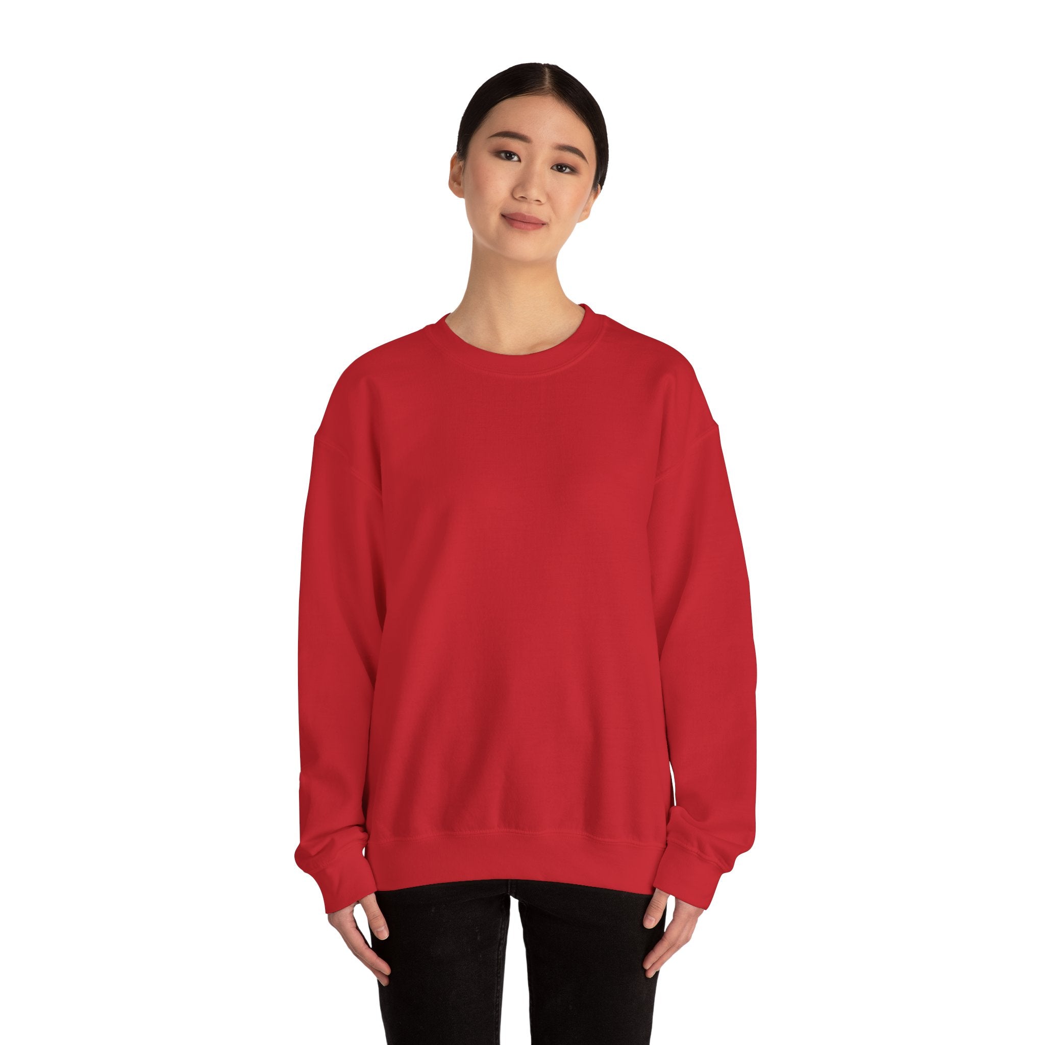 Classic White Crewneck Sweatshirt