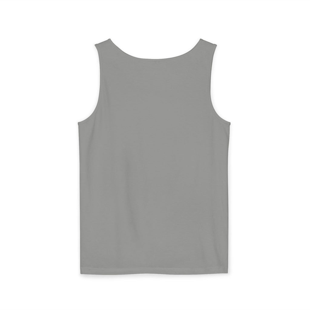 Plain White Tank Top — Lightweight Unisex Garment-Dyed Sleeveless Tee