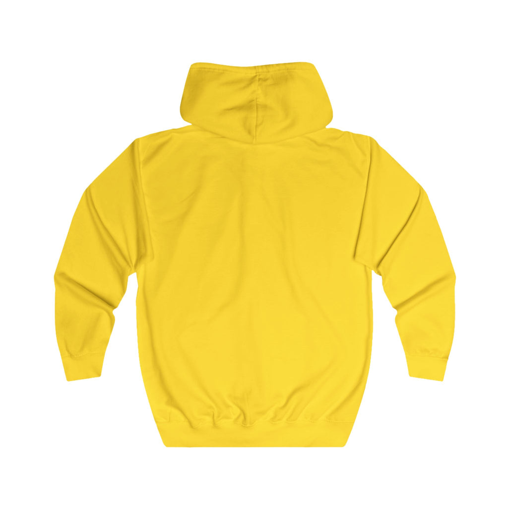 Full Zip Hoodie — Classic White Zip-Up Hoodie