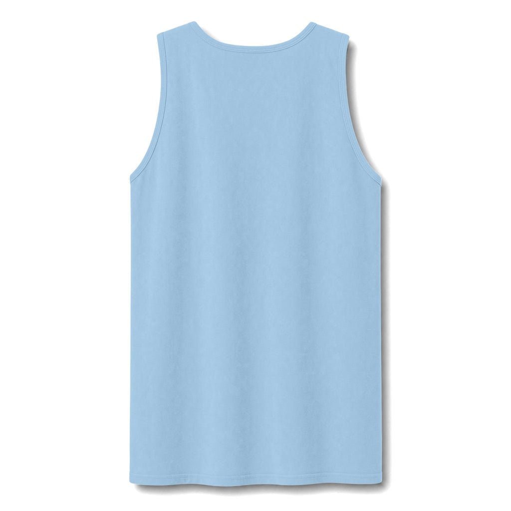 Garment-Dyed Tank Top — Washed Vintage Cotton Sleeveless Tee