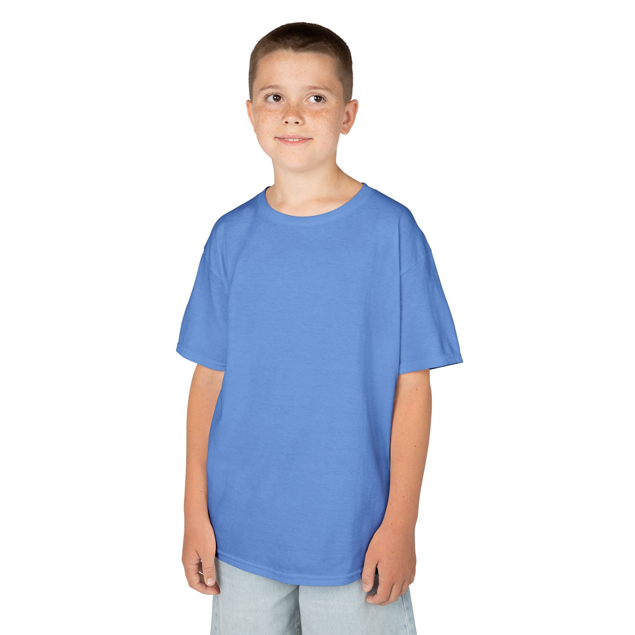 Kids T-Shirt — Plain White Heavy Cotton Tee for Boys & Girls