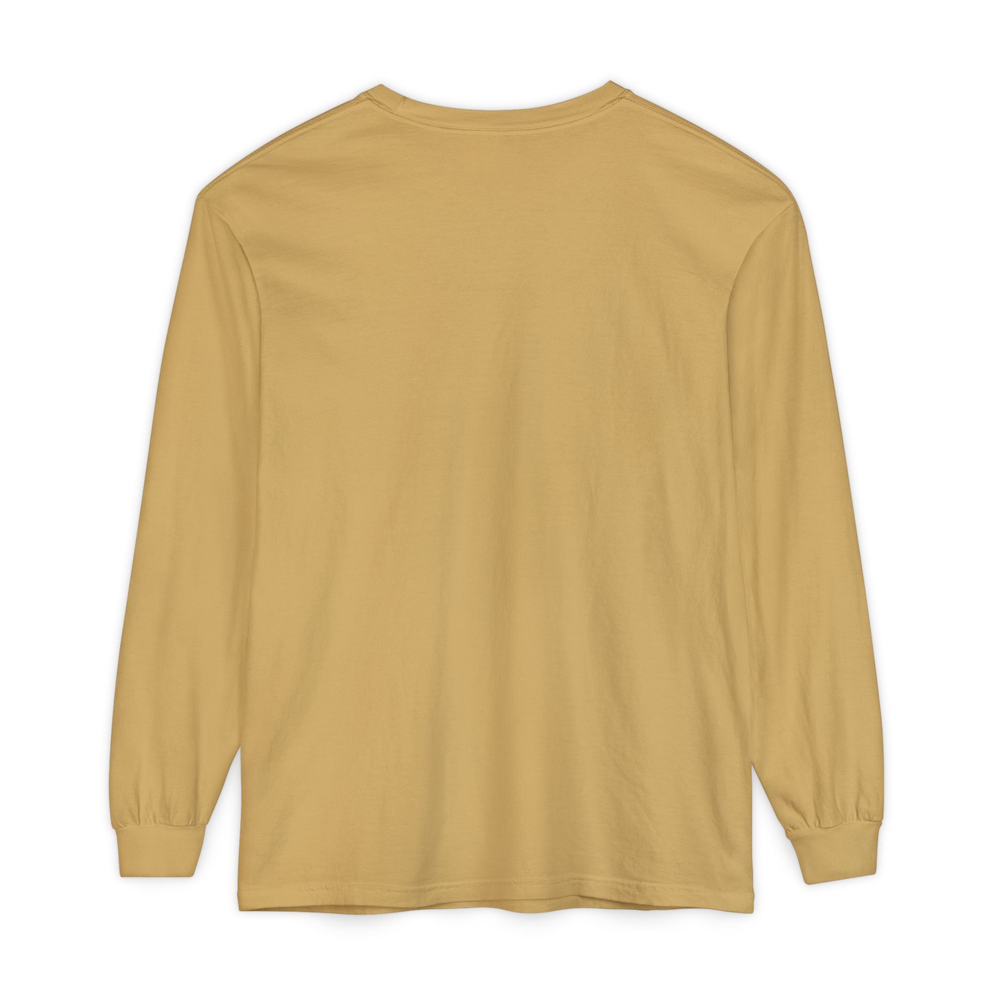 Long Sleeve T-Shirt — Classic White Garment-Dyed Tee