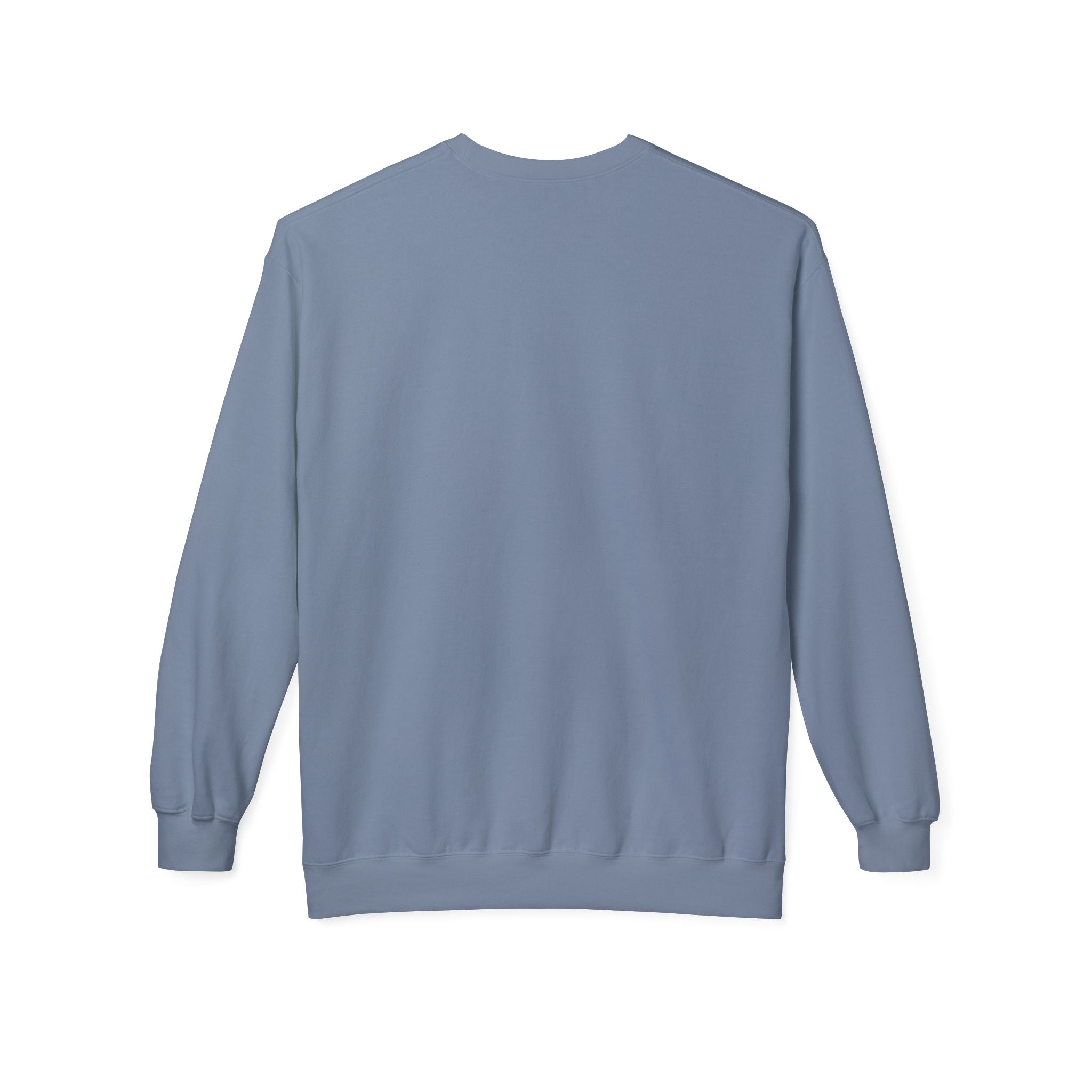 Classic White Crewneck Sweatshirt — Unisex Midweight Fleece