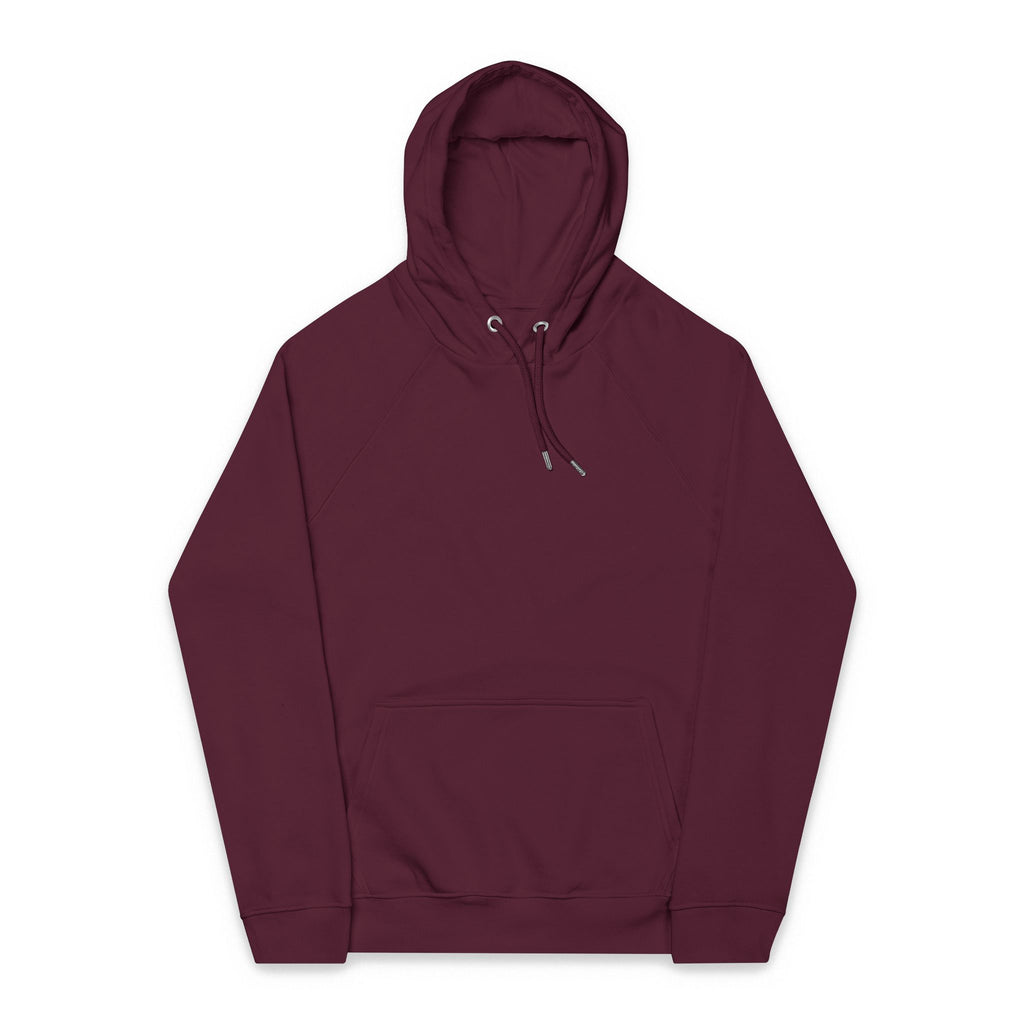 Eco Raglan Hoodie — Embroidered Sustainable Pullover