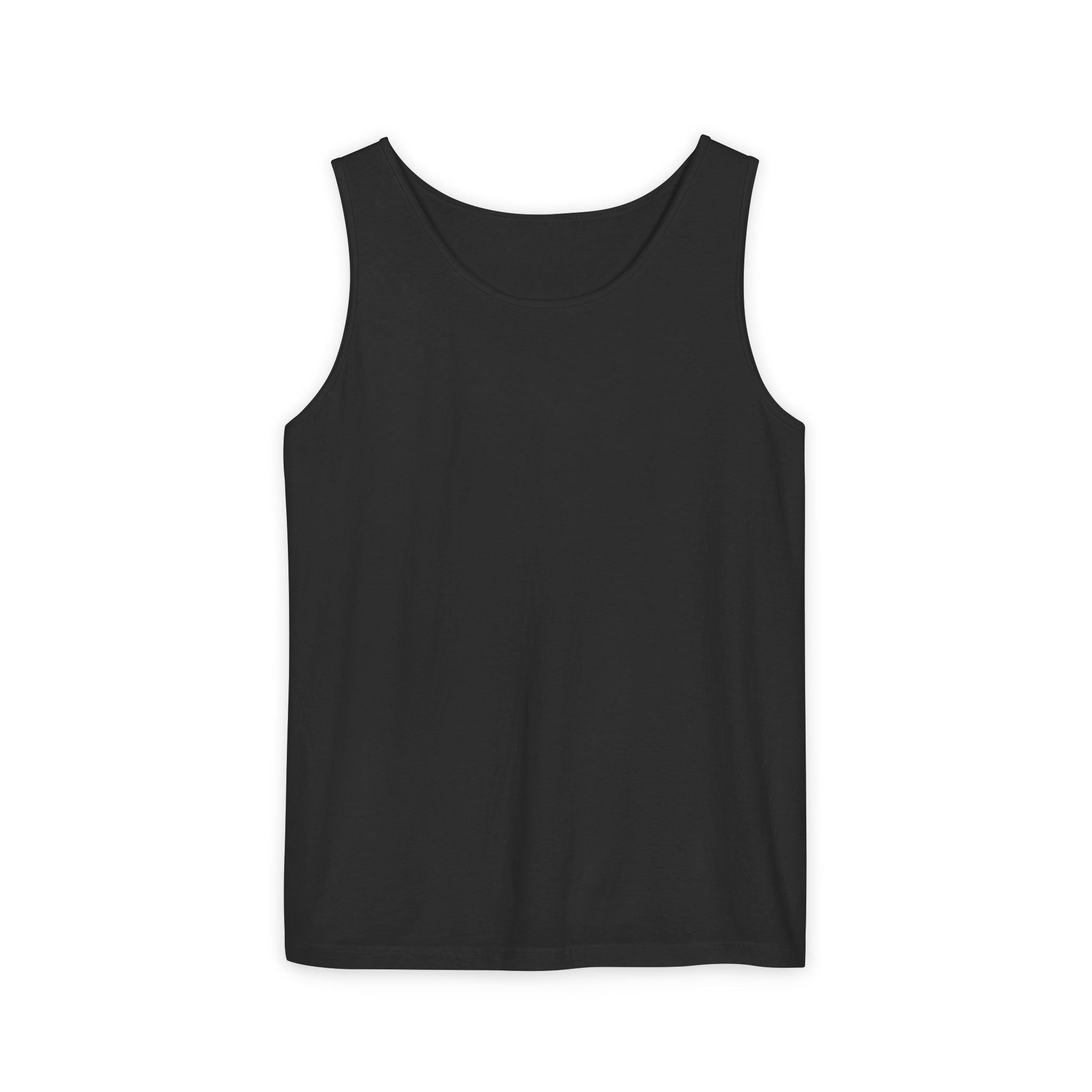 Plain White Tank Top — Lightweight Unisex Garment-Dyed Sleeveless Tee