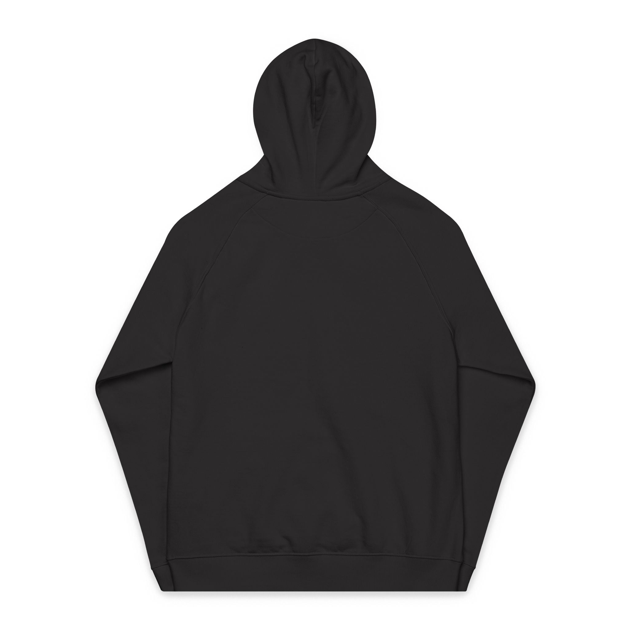 Eco Raglan Hoodie — Embroidered Sustainable Pullover