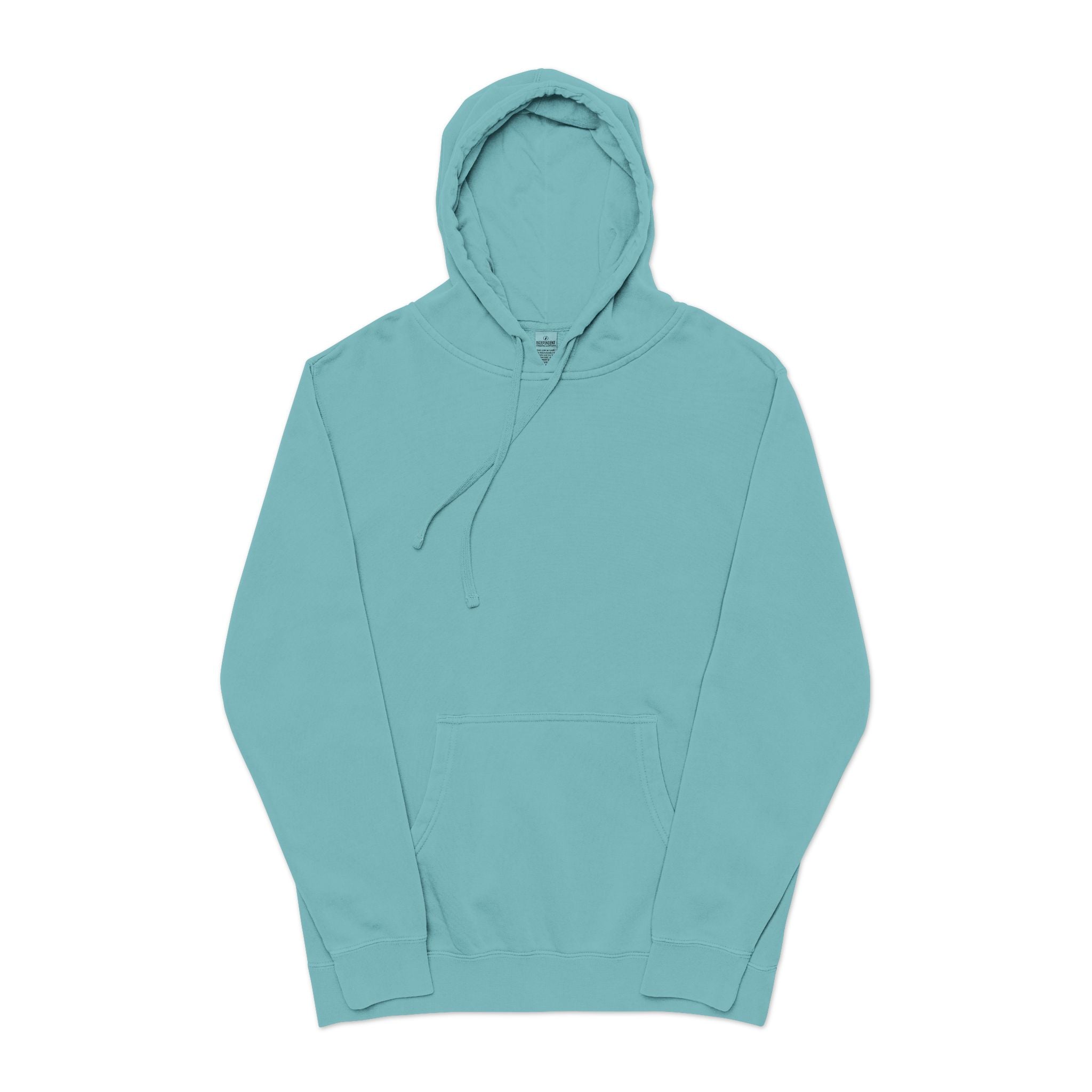 Pigment-Dyed Hoodie — Washed Blush Pullover Hooded Sweatshirt