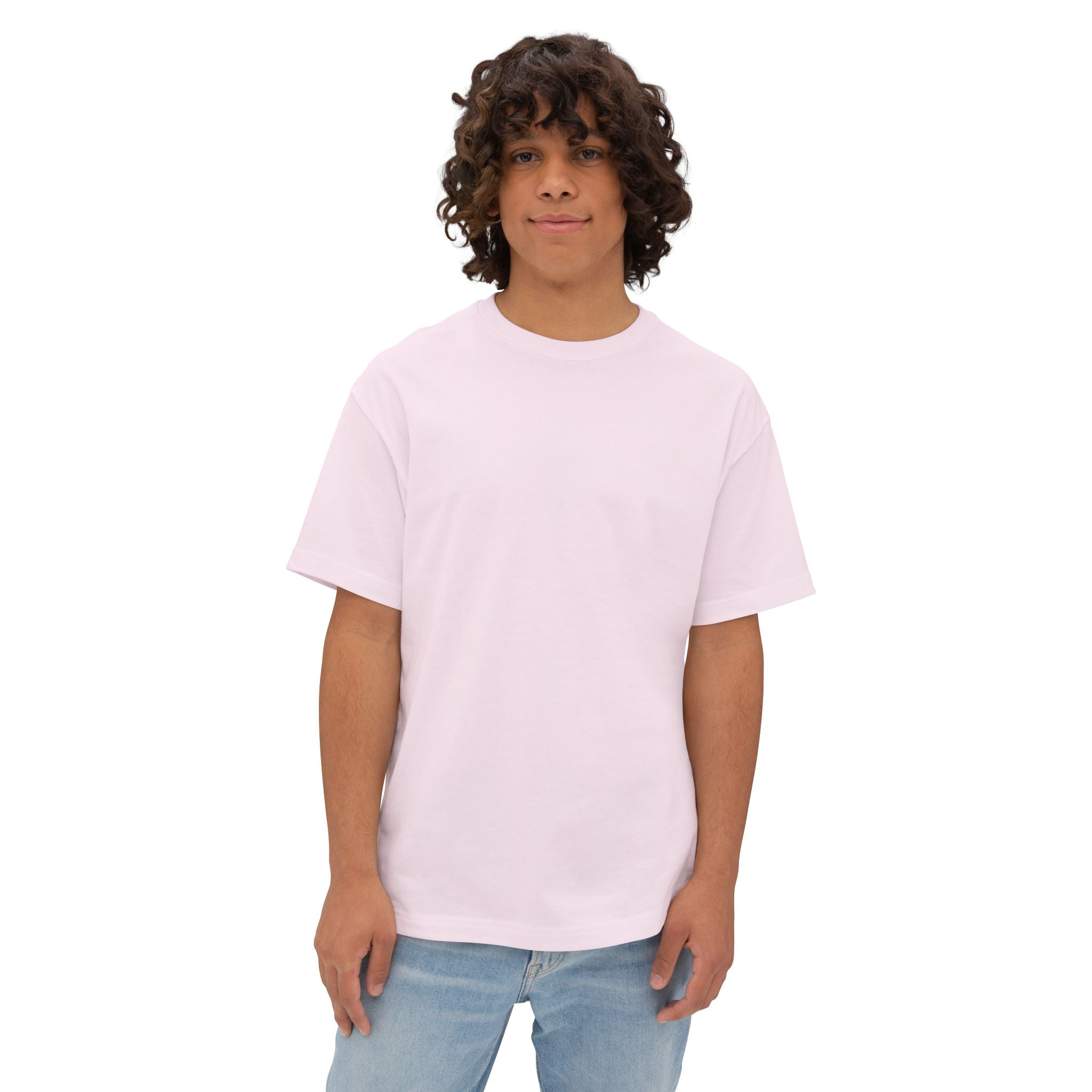 Oversized Boxy Tee — Minimal White Crewneck T-Shirt