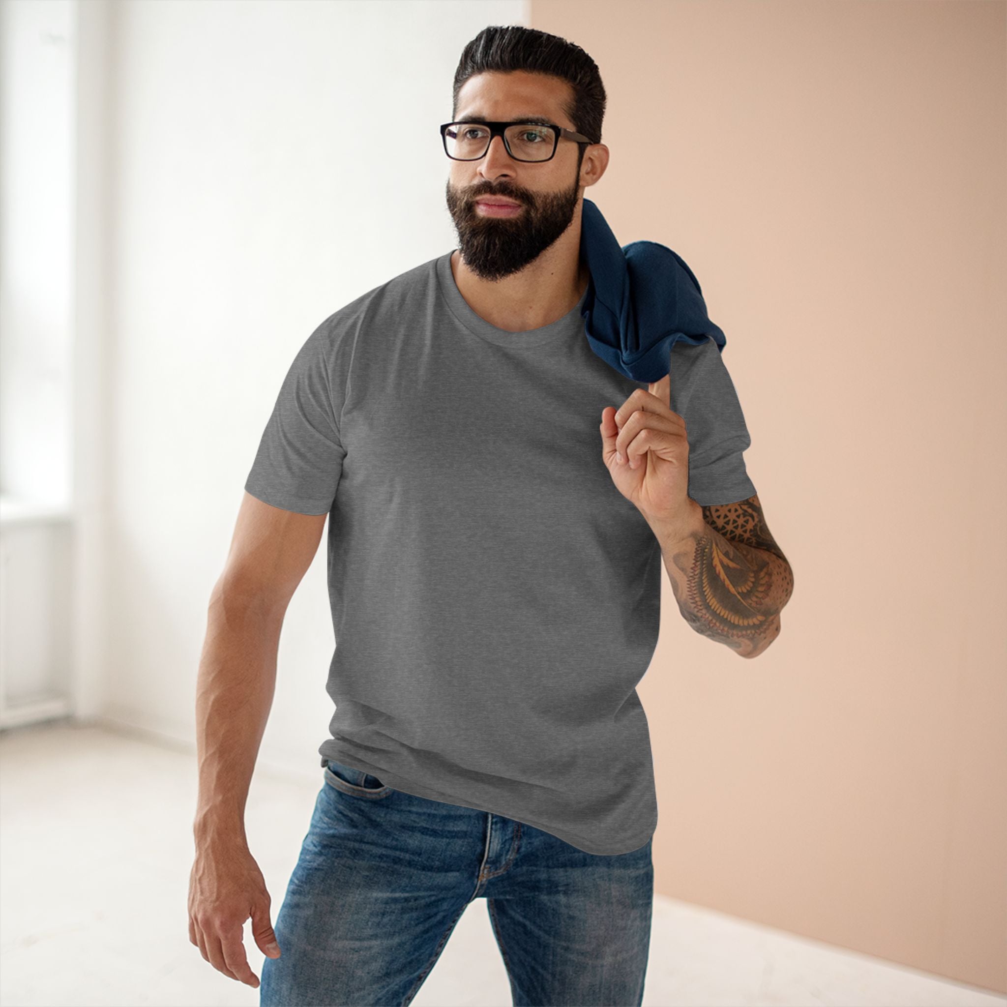 Classic White Tee — Adult Staple Crewneck T-Shirt