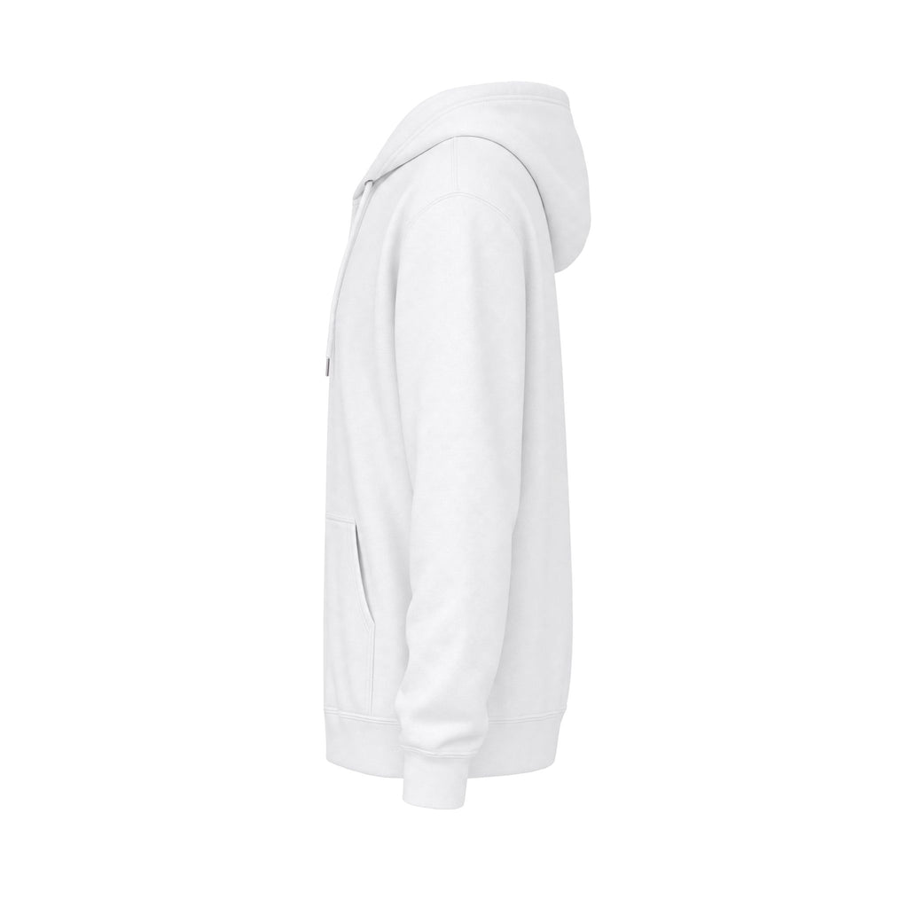 Classic White Hoodie – Lightweight Everyday Pullover
