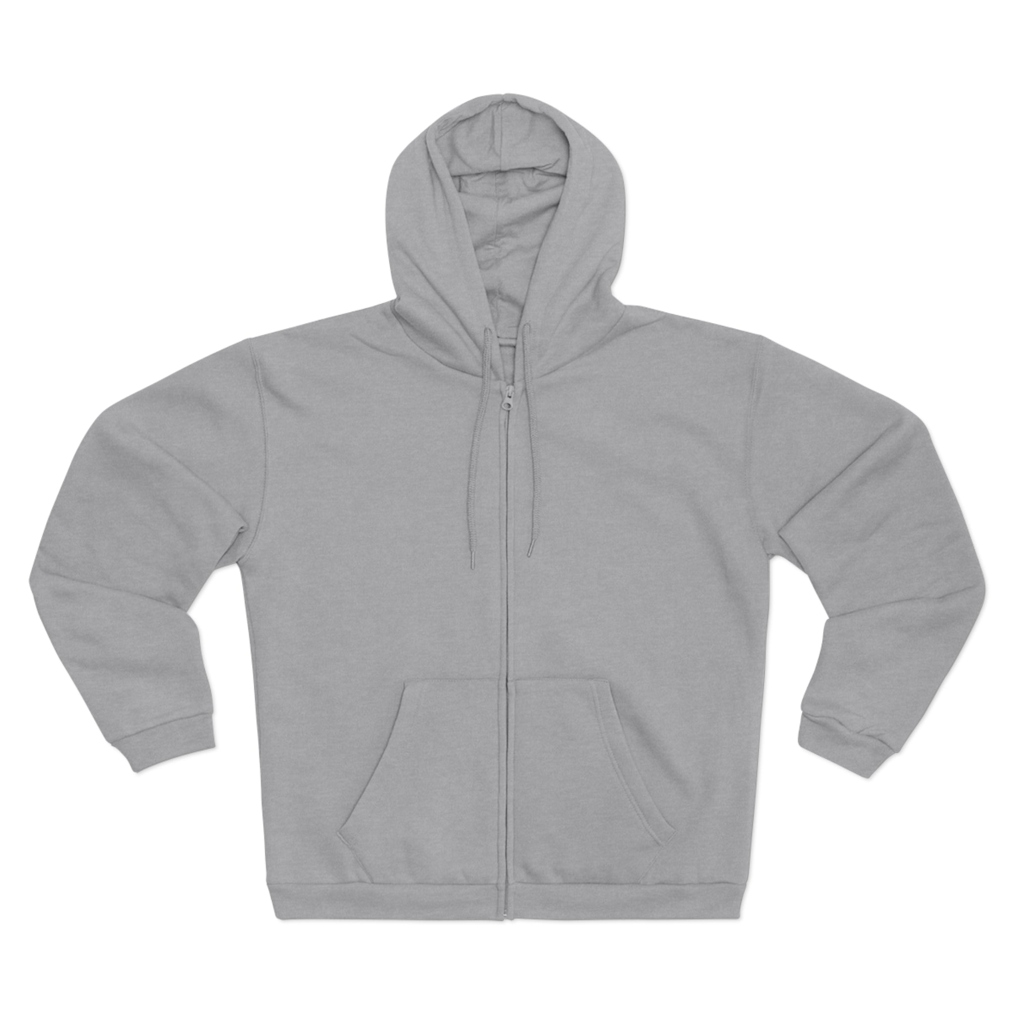 Zip Hoodie — Classic Navy Full‑Zip Hooded Sweatshirt