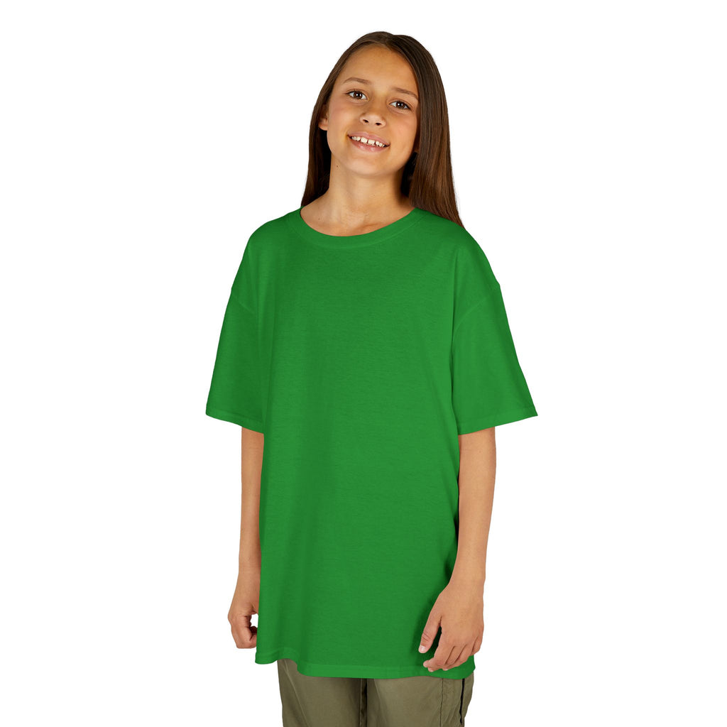 Kids T-Shirt — Plain White Heavy Cotton Tee for Boys & Girls