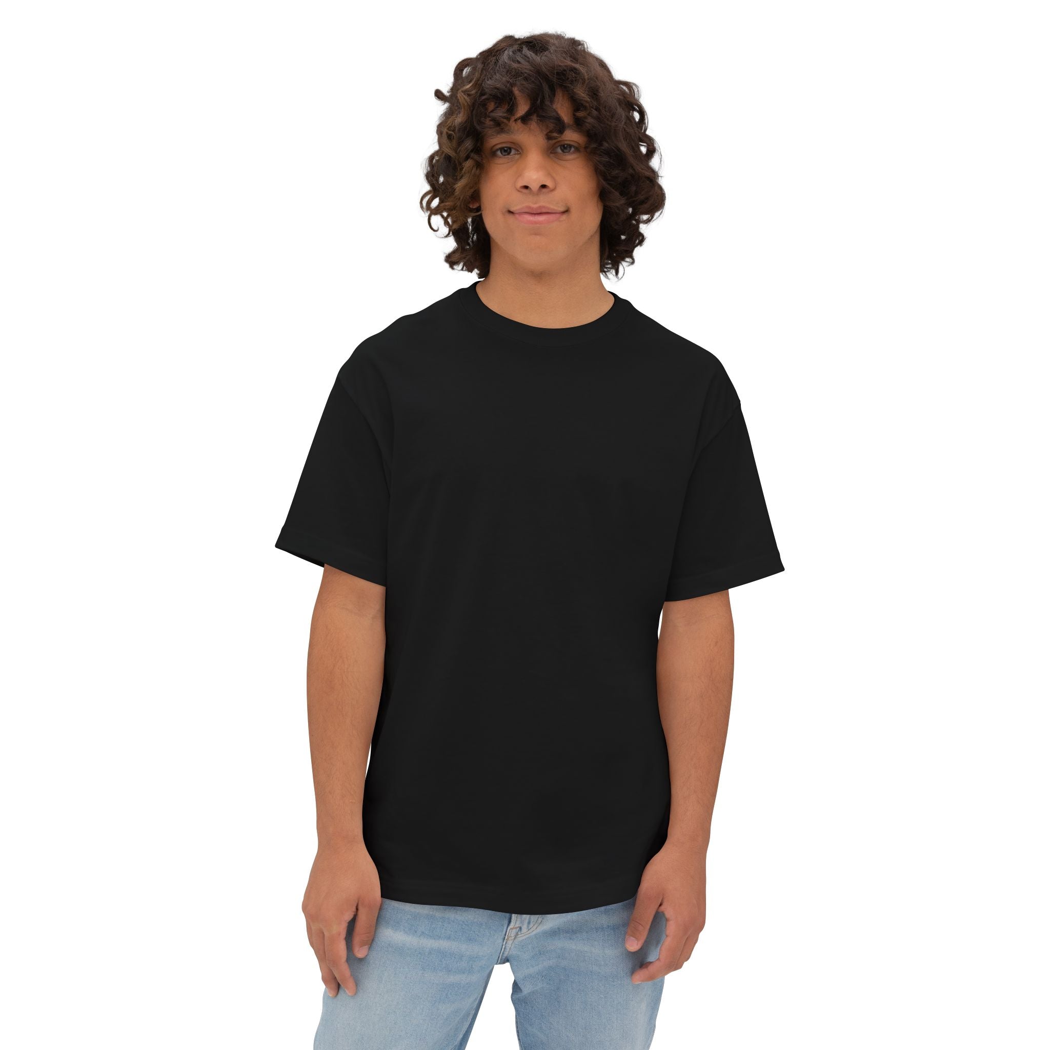 Oversized Boxy Tee — Minimal White Crewneck T-Shirt