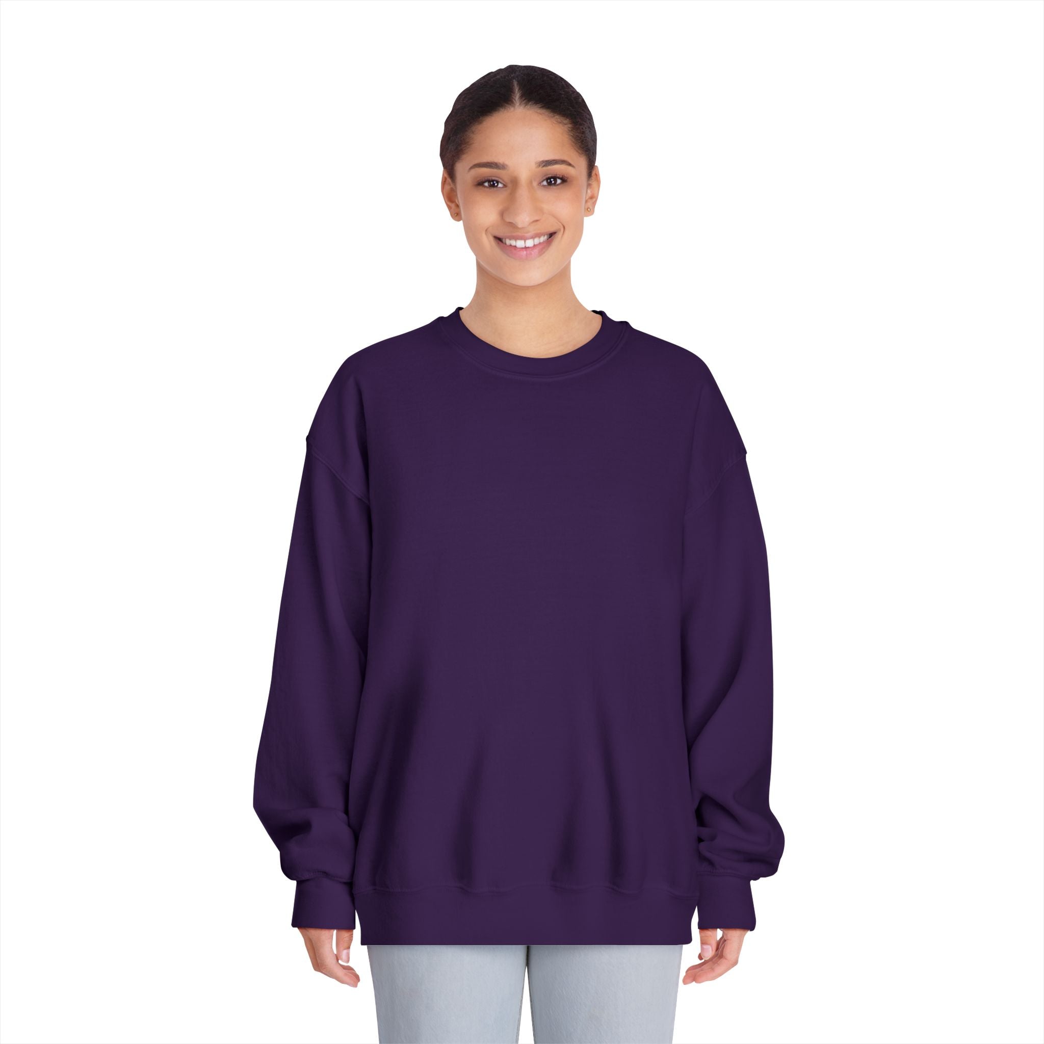 Classic White Crewneck Sweatshirt